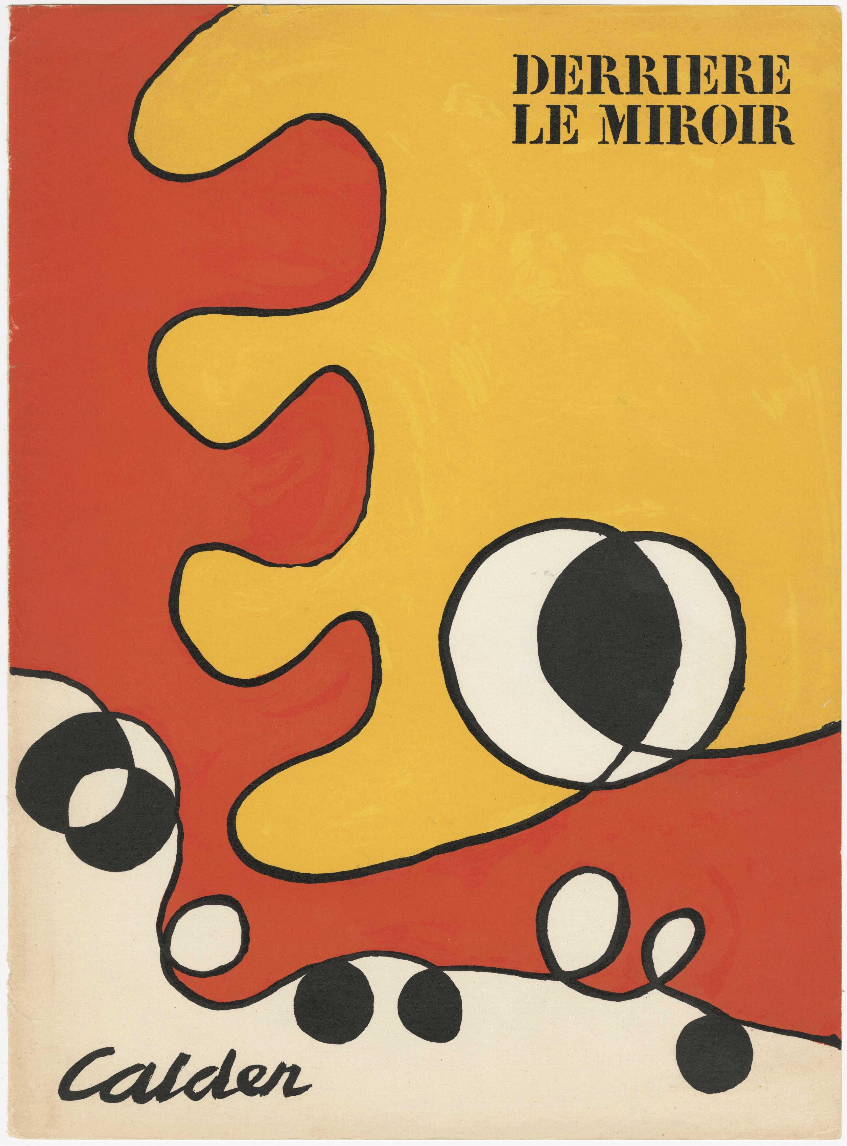 Alexander Calder Abstract Print - Cover for DLM No. 173