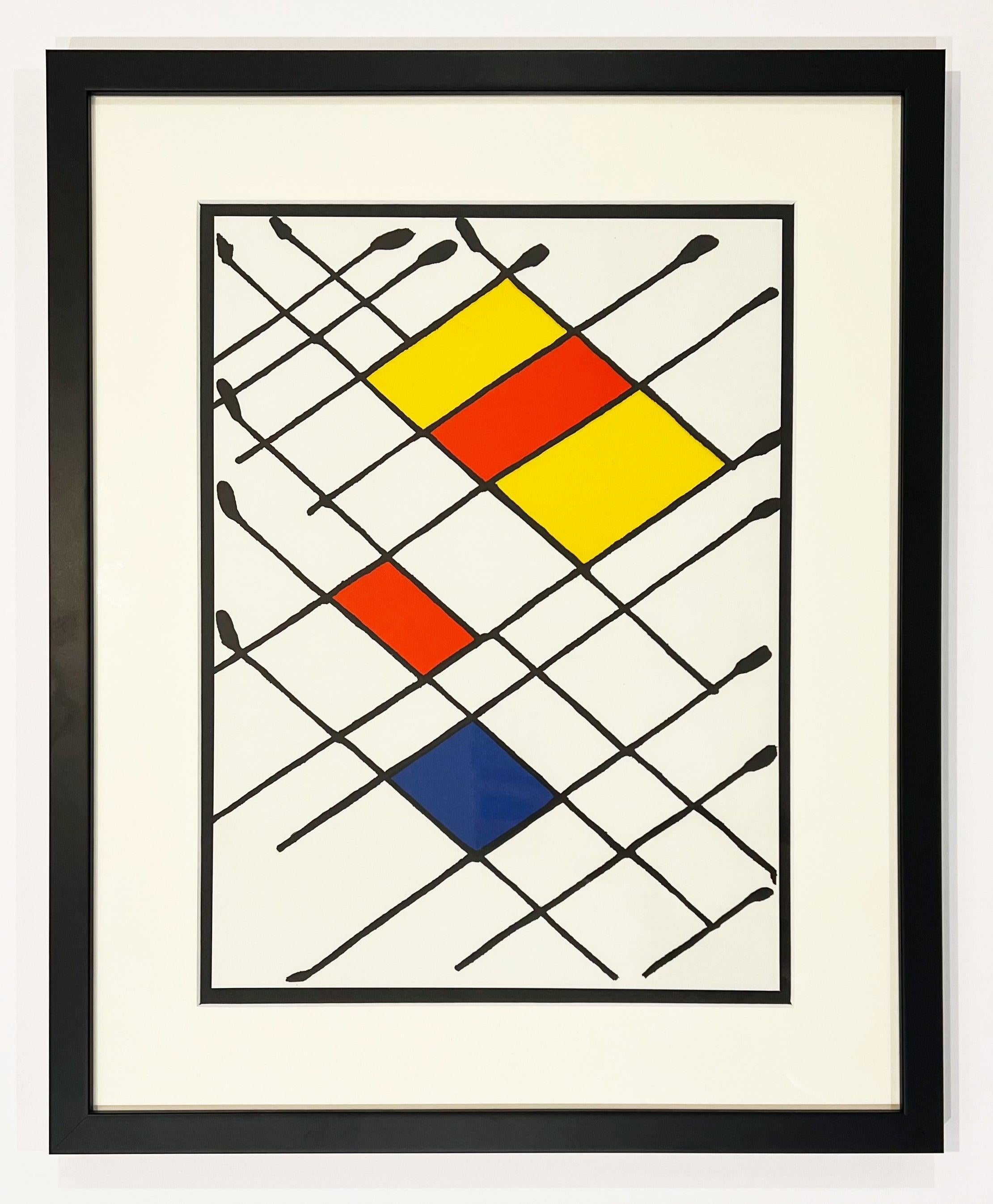 Damier from Derriere Le Miroir #156 - Print by Alexander Calder