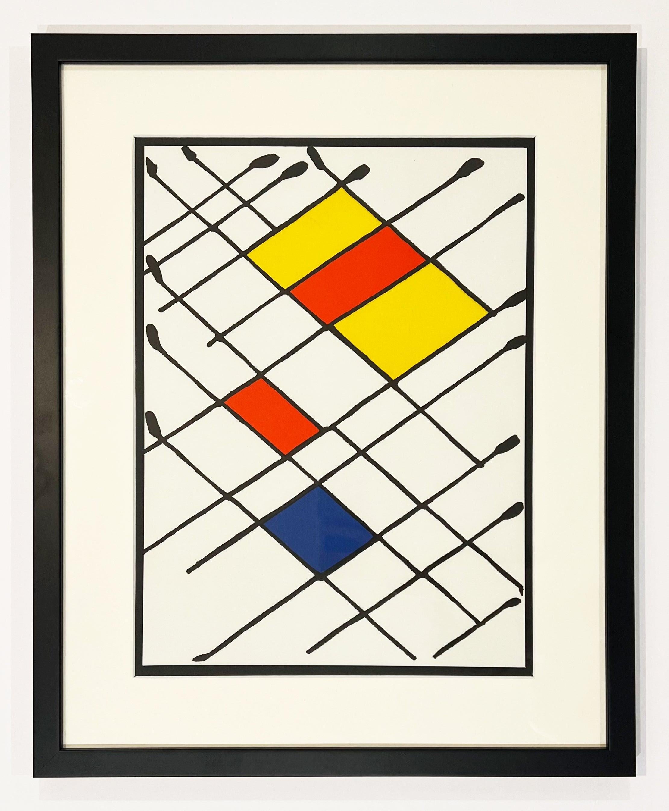 Damier, from Derriere Le Miroir #156 - Print by Alexander Calder