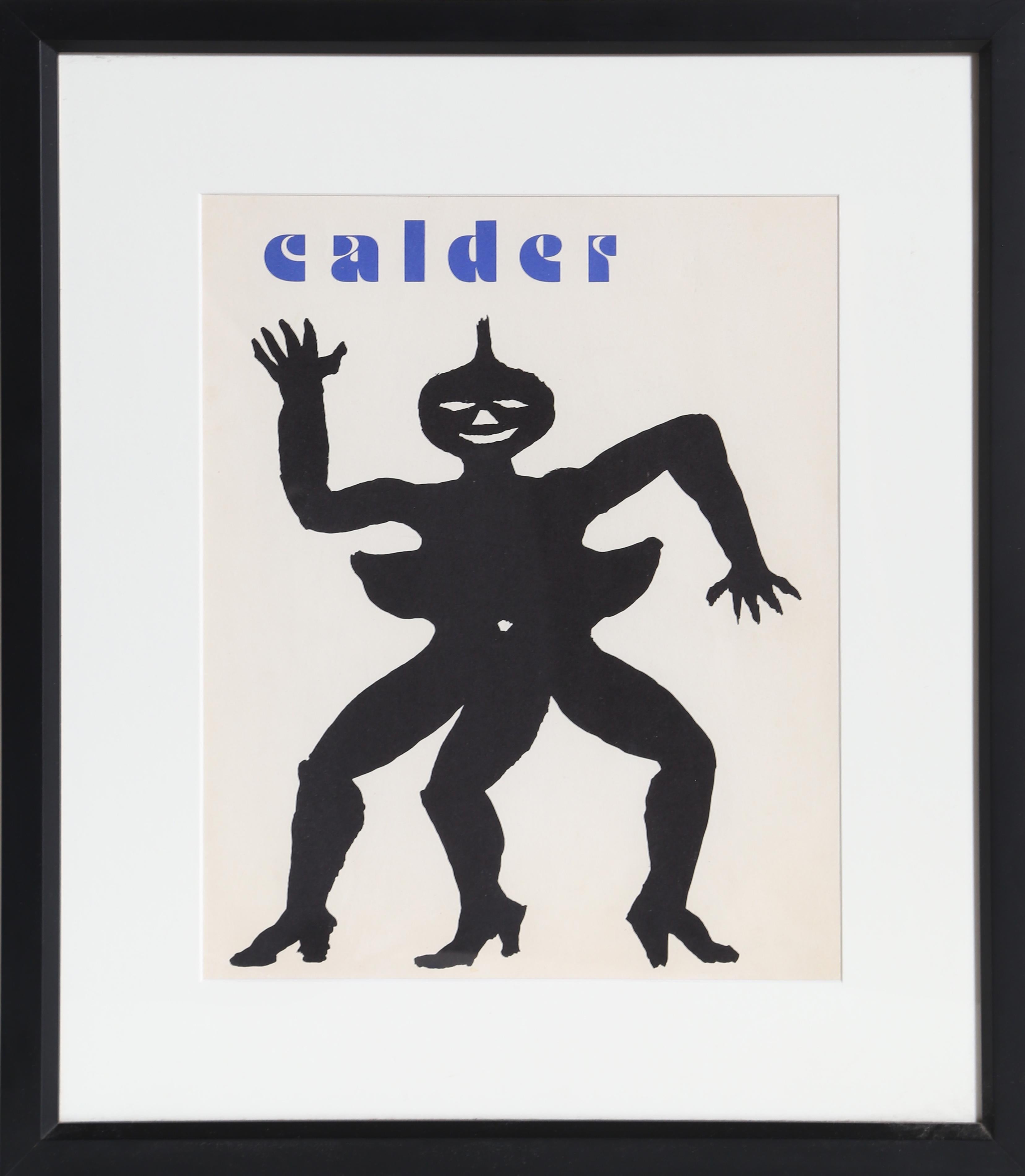 Artist: Alexander Calder, American (1898 - 1976)
Title: Derriere Le Miroir (Cover)
Year: 1975
Medium: Lithograph
Image Size: 15 x 22 inches
Frame Size: 23 x 30 inches