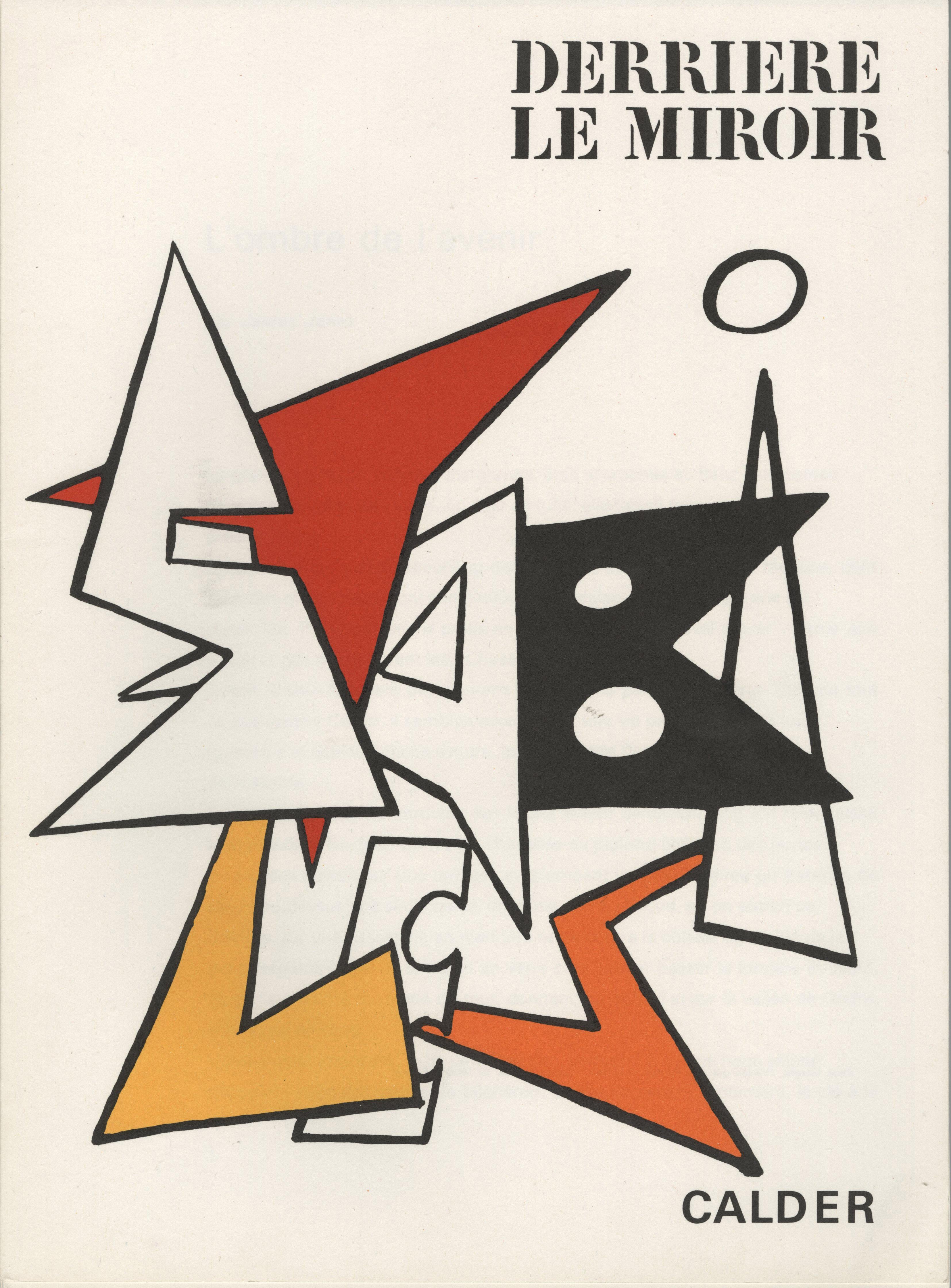 Alexander Calder Abstract Print - Derrier le Miroir, cover, Volume 141