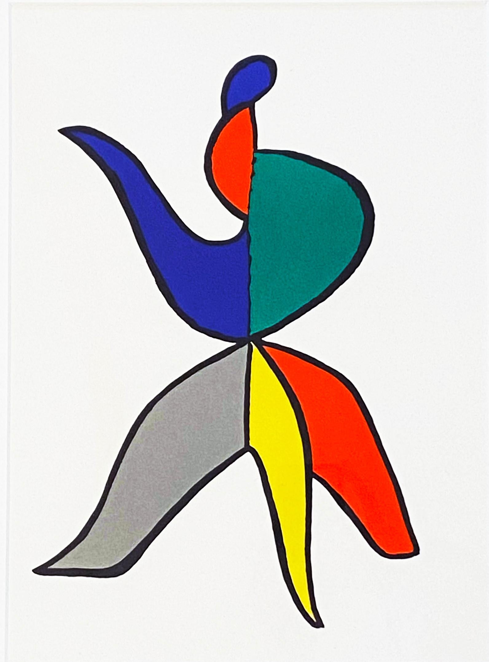 Derriere le Miroir n°141 (plaque 6) - Print de Alexander Calder