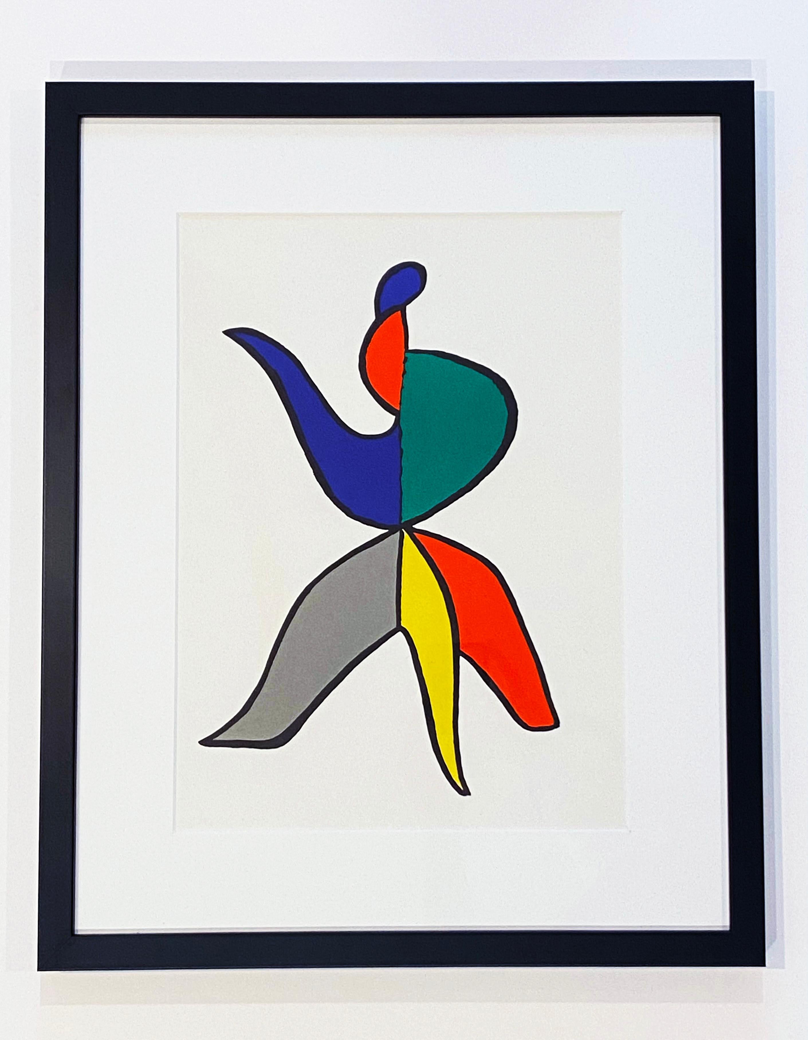 Alexander Calder Abstract Print - Derriere le Miroir #141 (Plate 6)