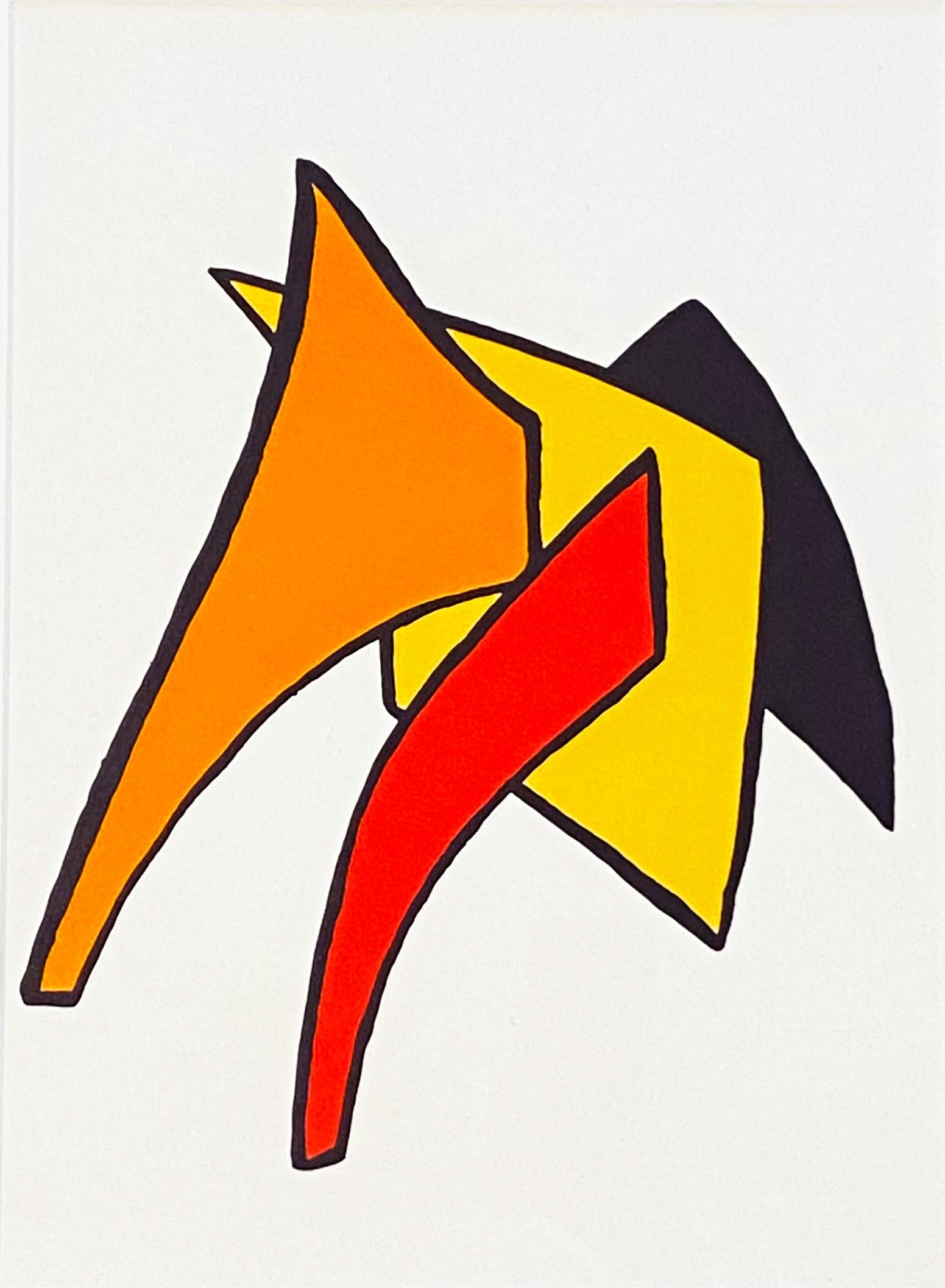 Derriere le Miroir #141 (Stabiles V) – Print von Alexander Calder