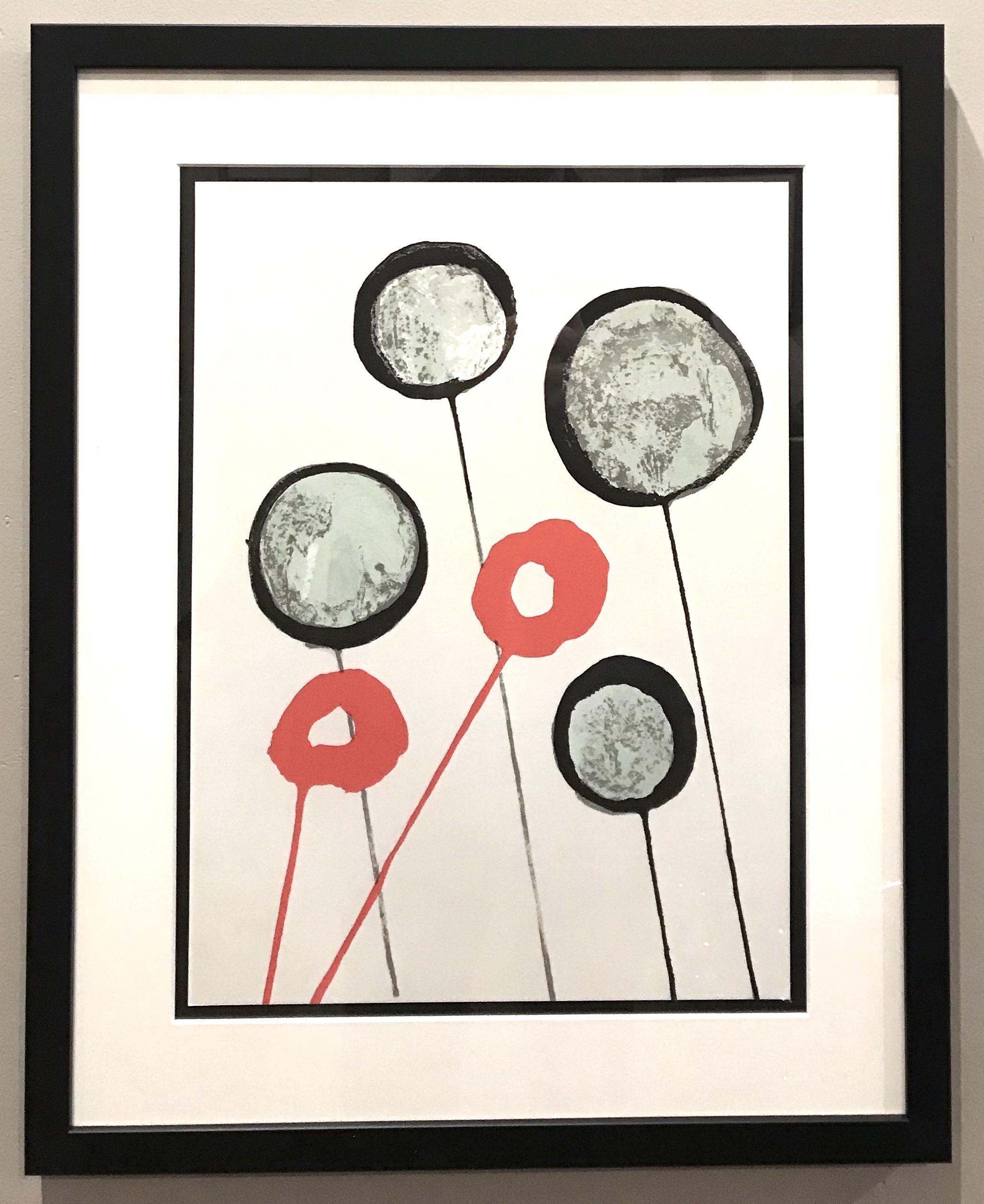 Alexander Calder Landscape Print - Derriere Le Miroir #156
