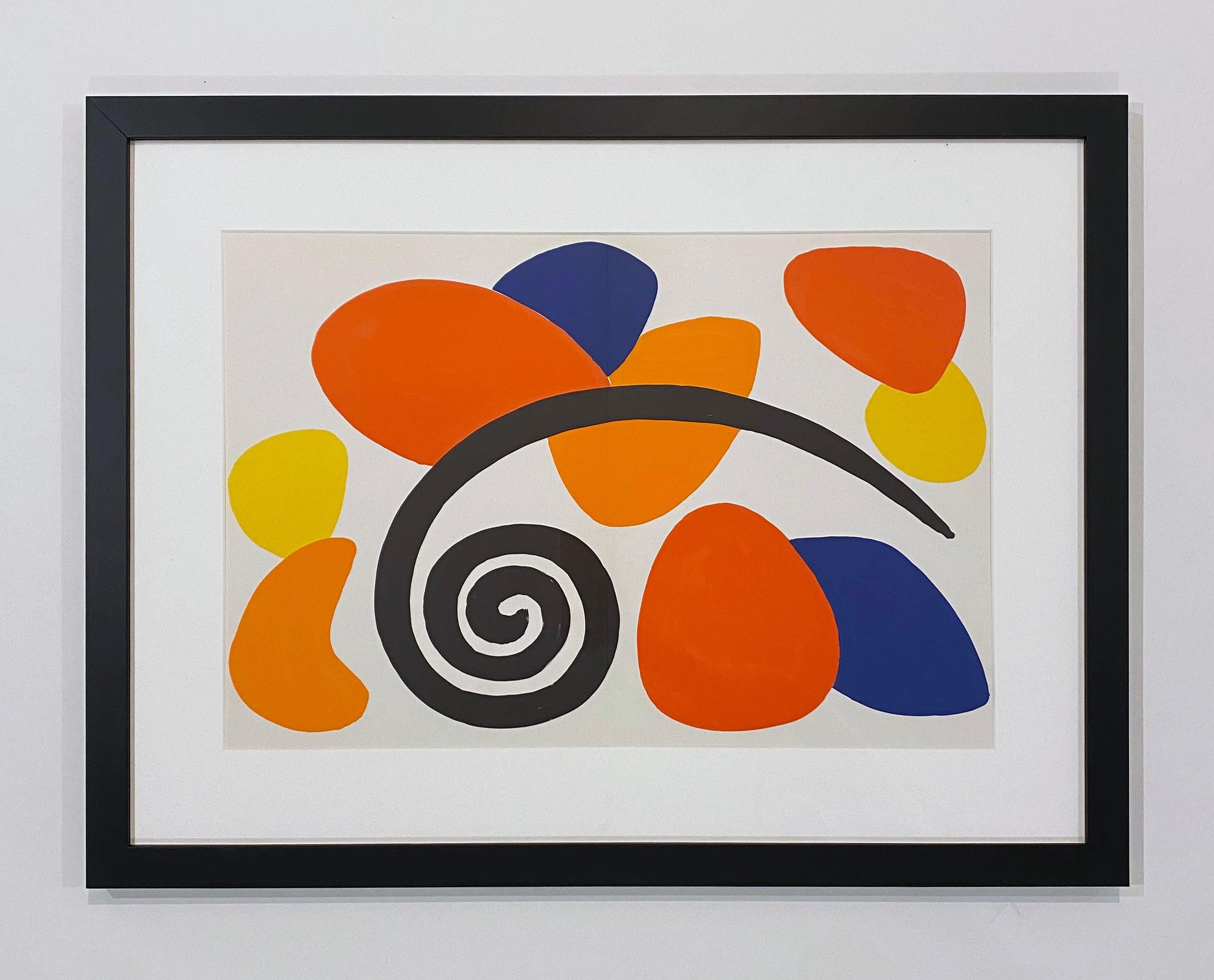 Derriere le Miroir #173 (Plate 2) - Print by Alexander Calder