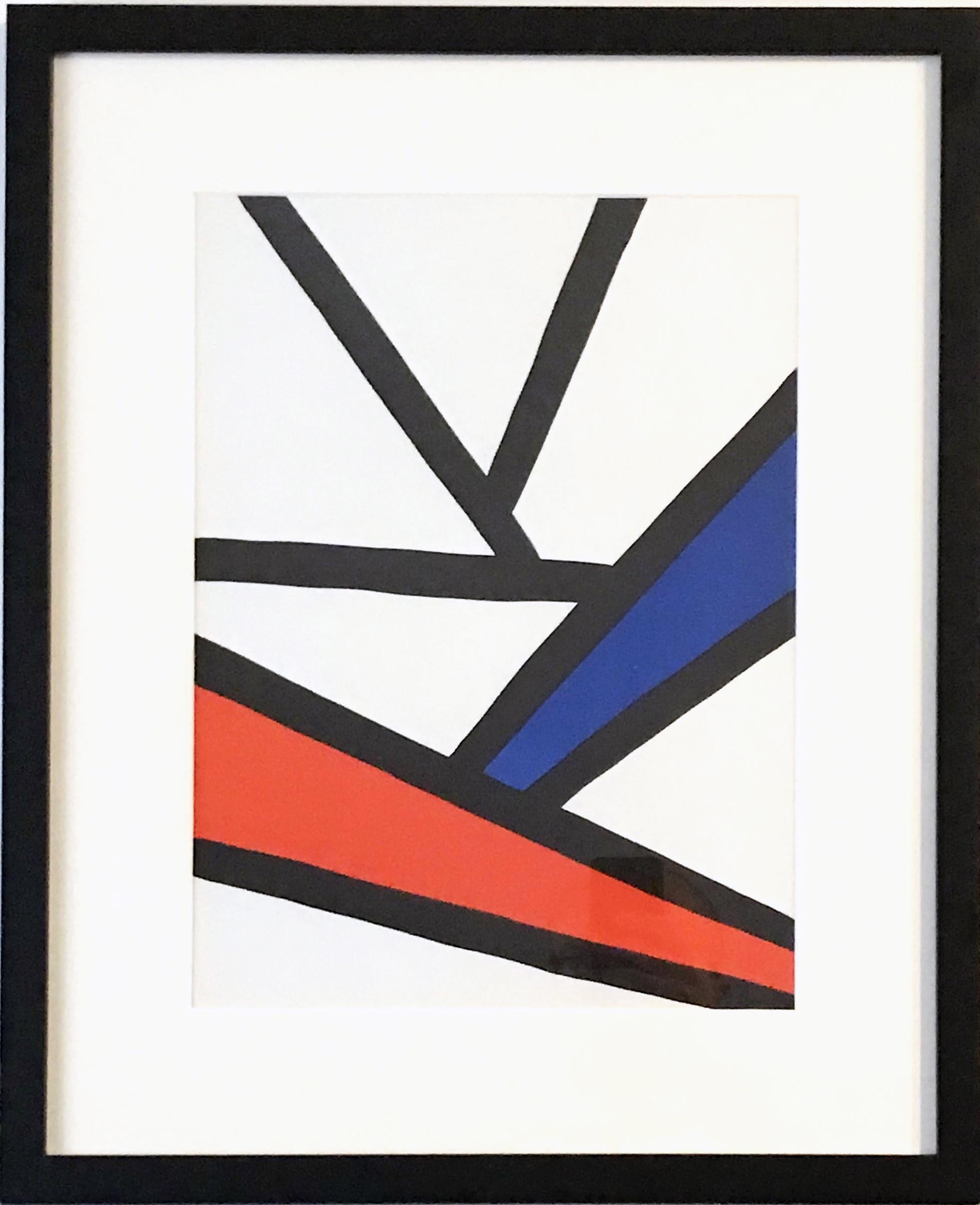 Alexander Calder Abstract Print - Derriere le Miroir #173 (Plate 3)