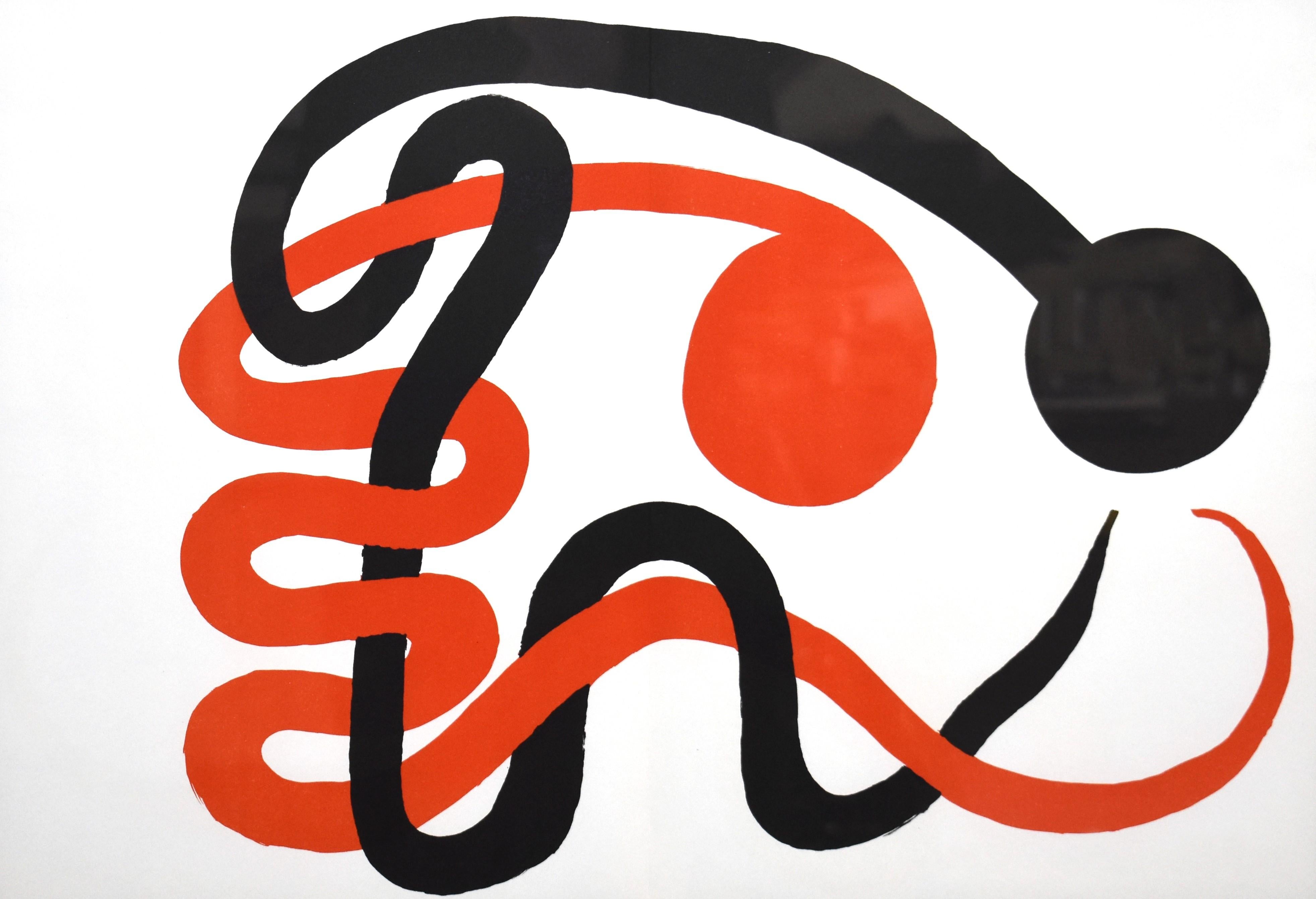 Alexander Calder Print – Derriere le Miroir #201, Derriere