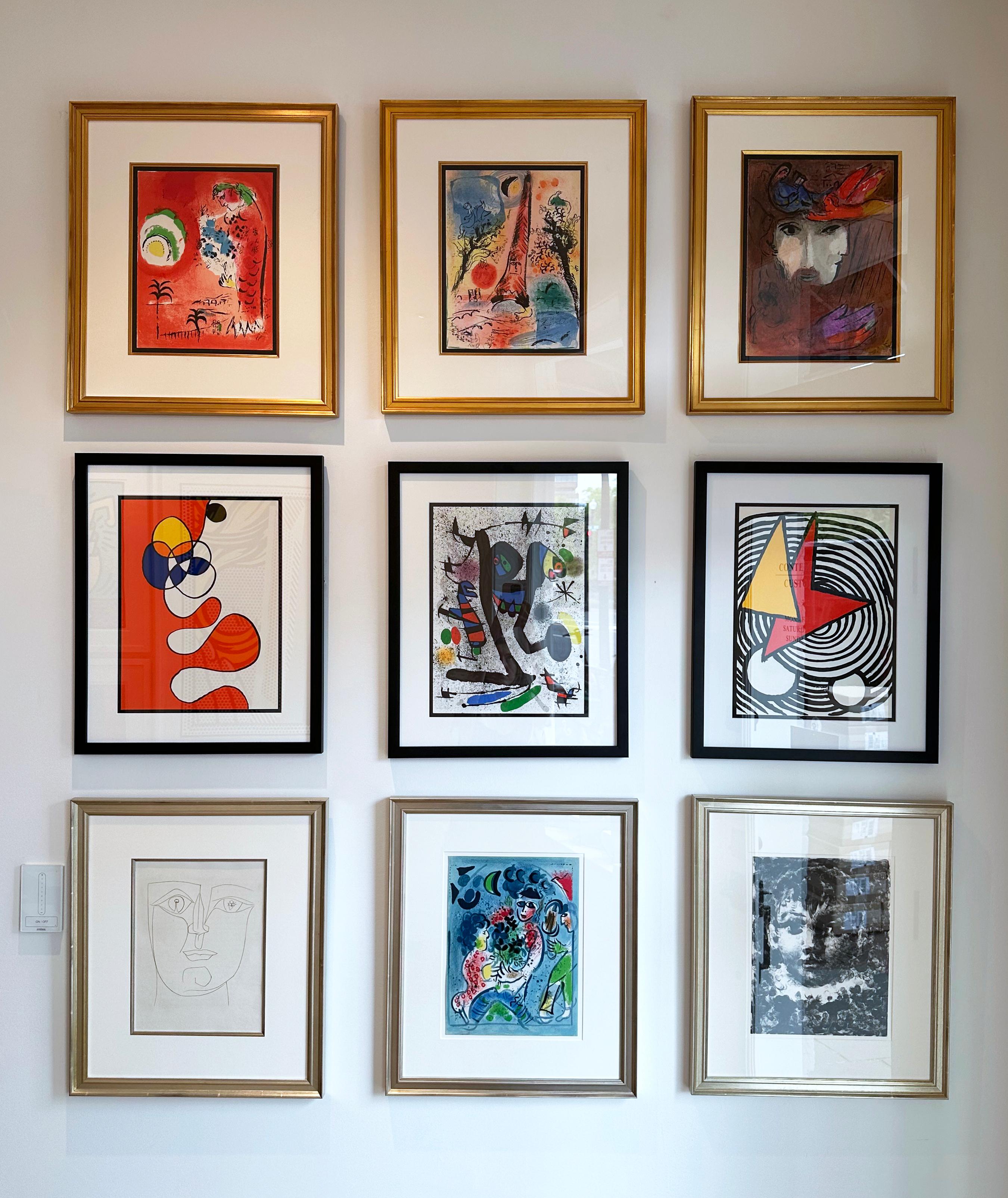 Derriere le Miroir n°201 - Abstrait Print par Alexander Calder
