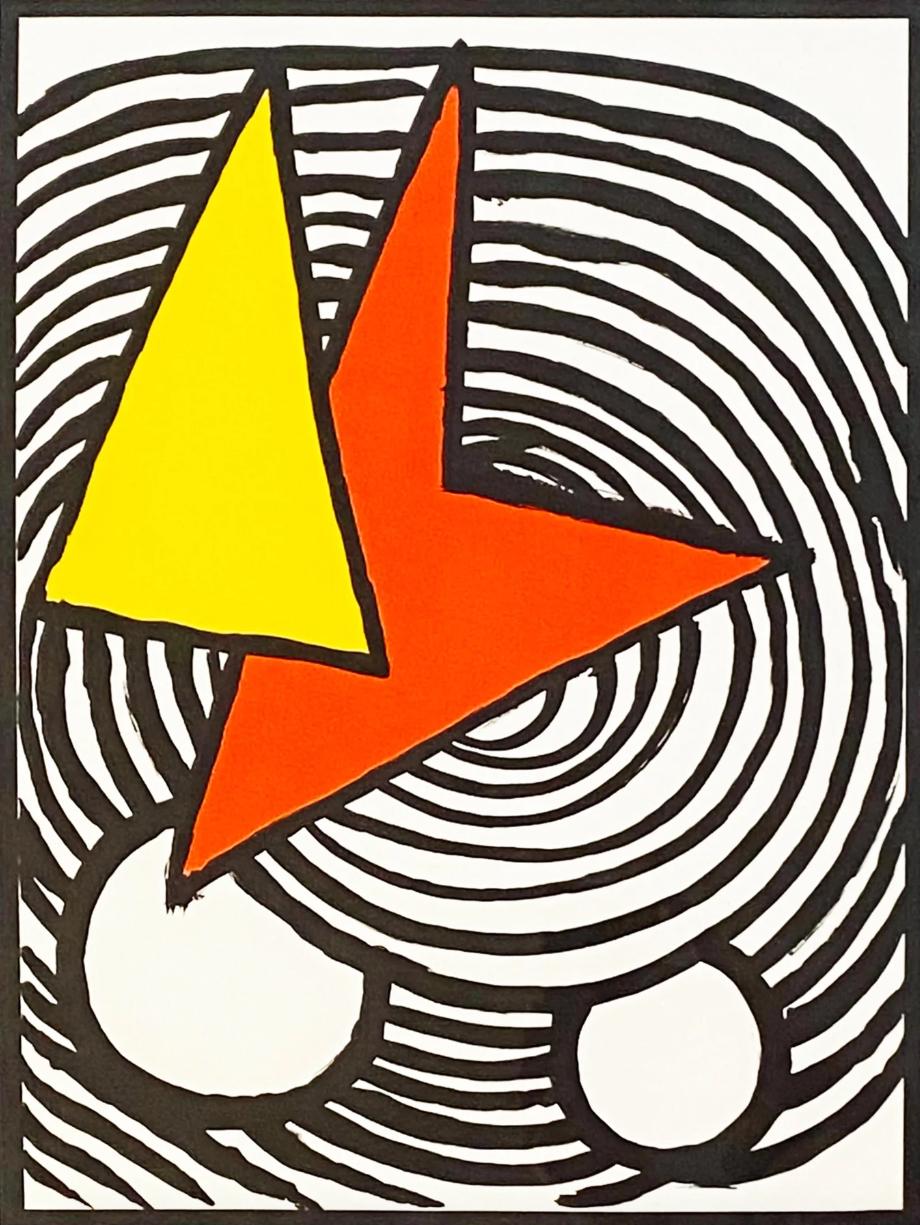 Alexander Calder Print - Derriere le Miroir #201