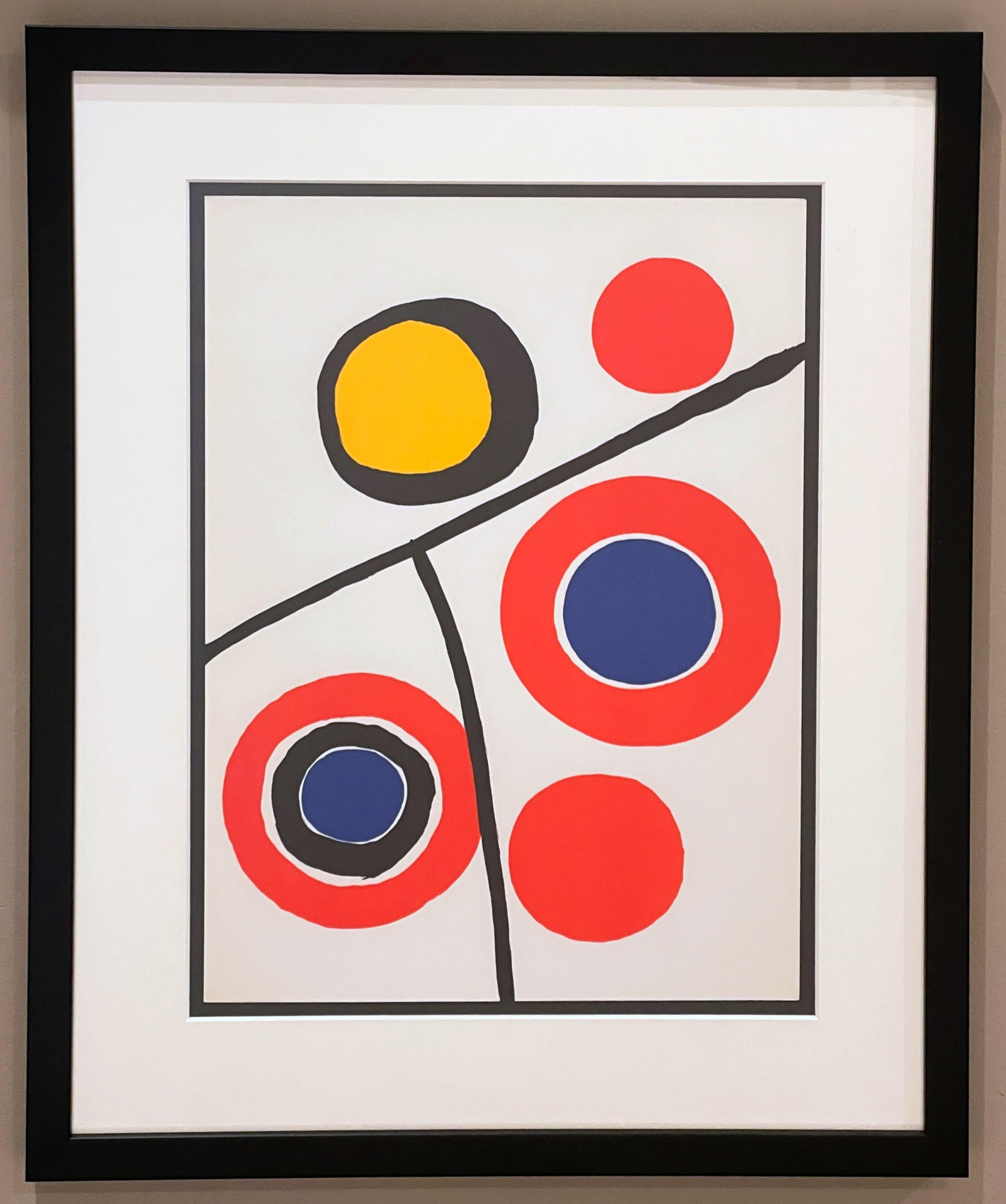 Alexander Calder Landscape Print - Derriere le Miroir #201