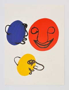 Alexander Calder Abstract Lithograph, 1975, "Derriere le Miroir #221"