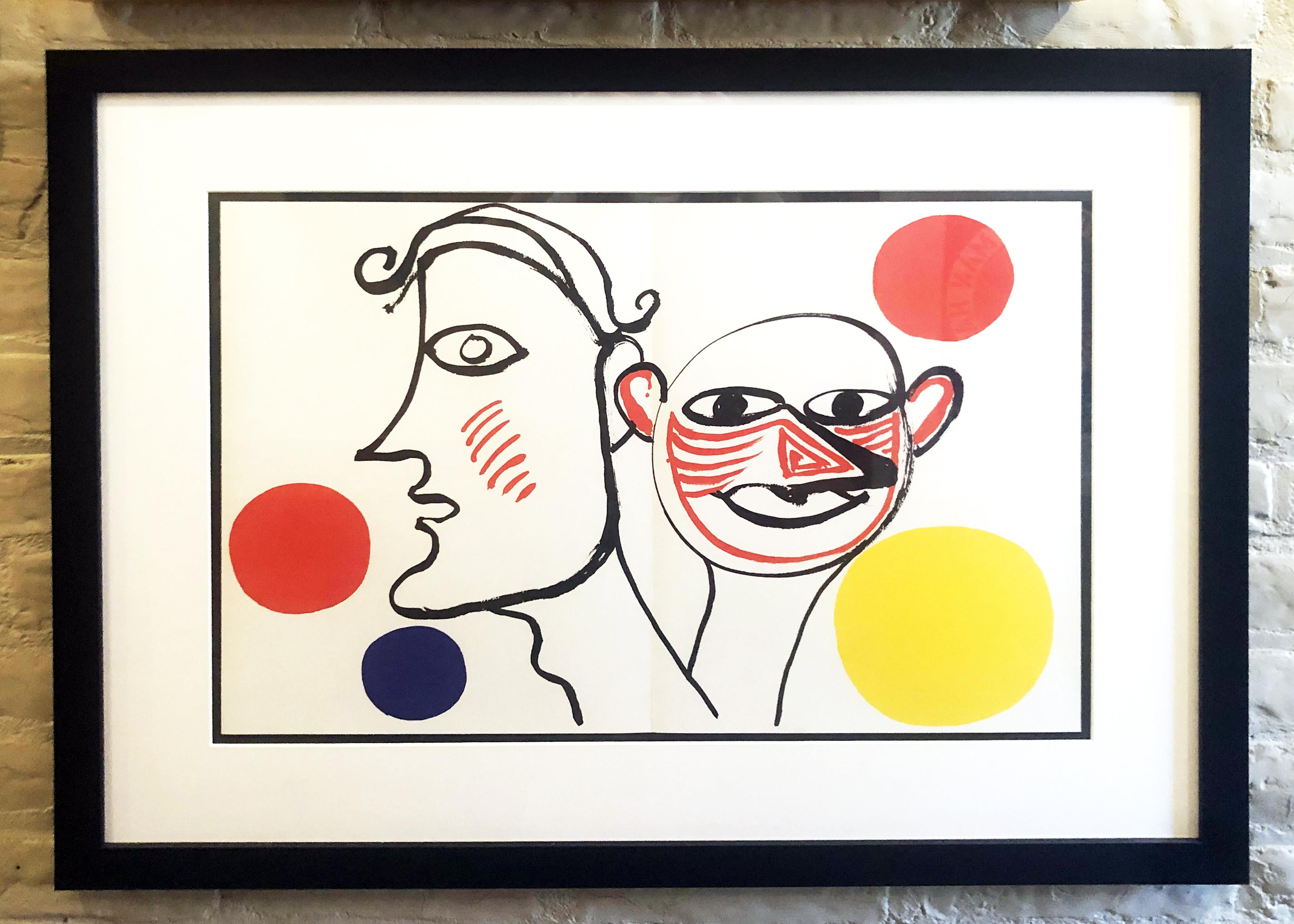 Alexander Calder Portrait Print - Derriere le Miroir #221