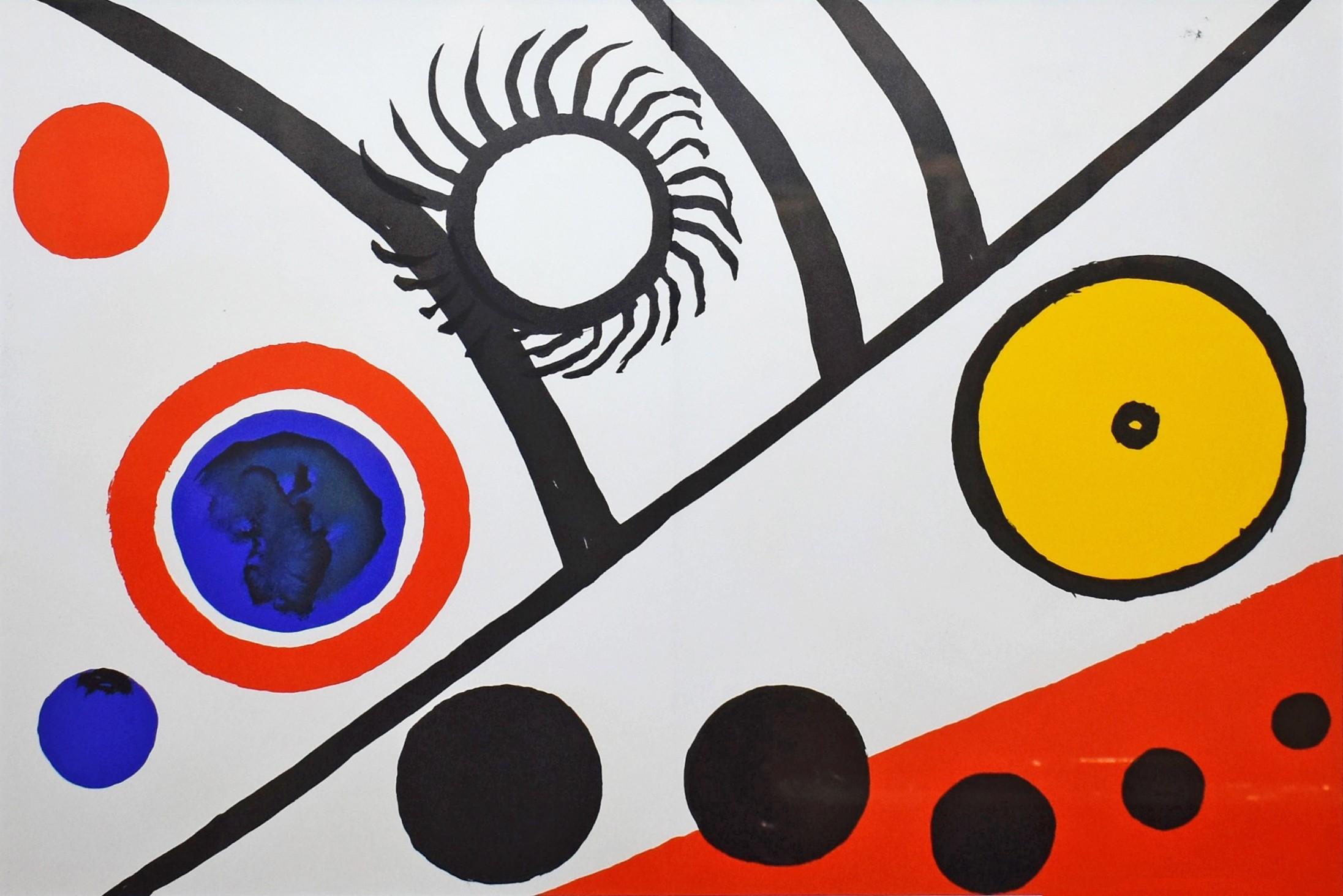 Alexander Calder Abstract Print - Derriere le Miroir #221
