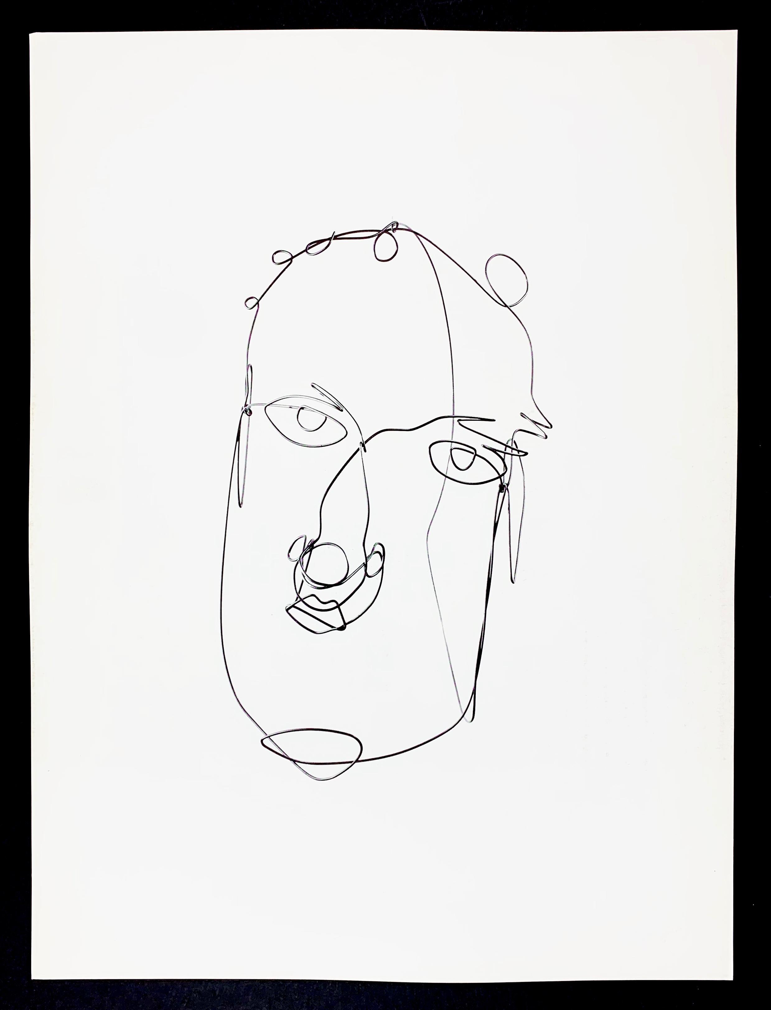 Alexander Calder Abstract Print - Derriere le Miroir #248, Portrait