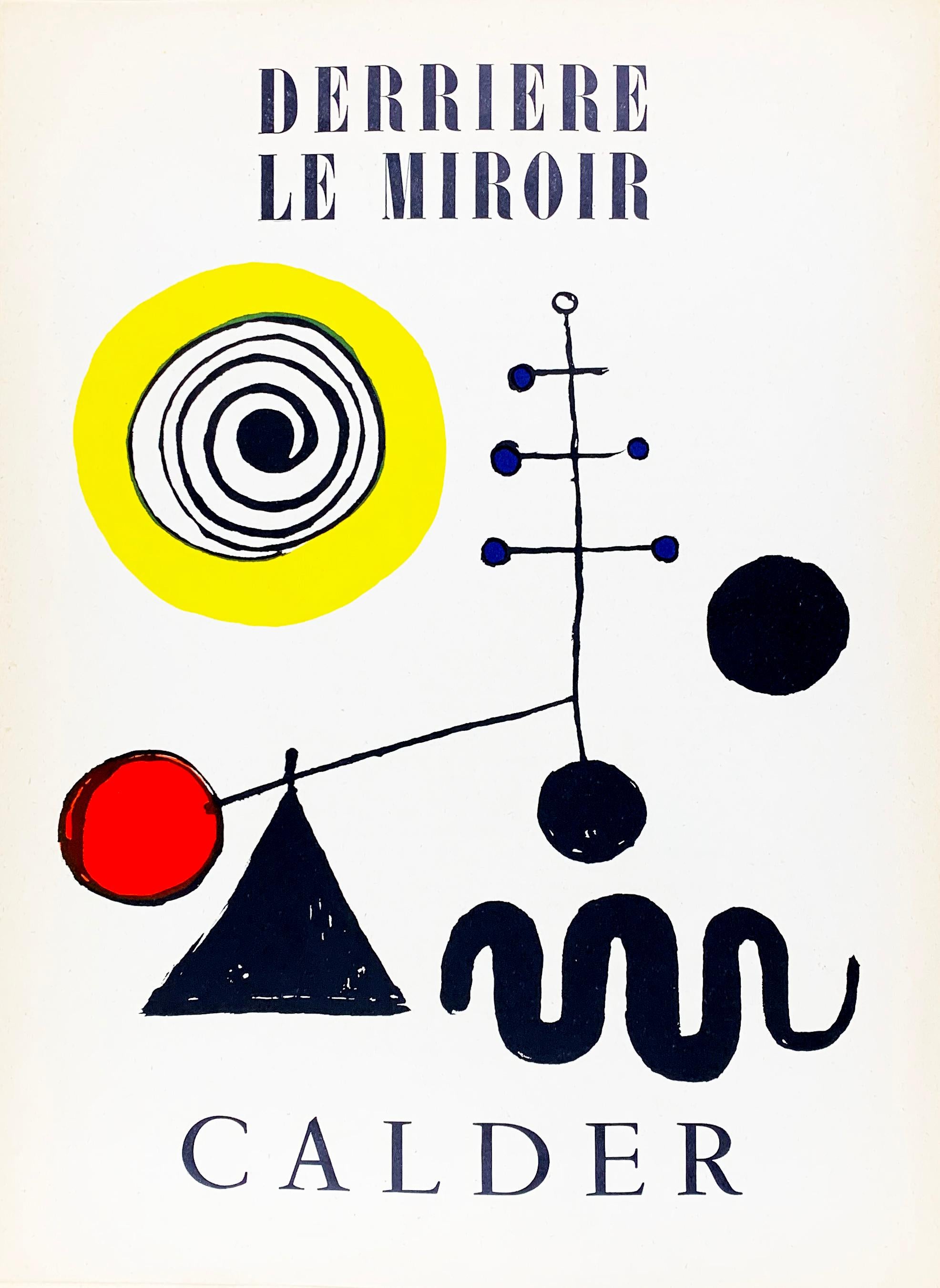 Alexander Calder Abstract Print - Derriere le Miroir #31 Cover