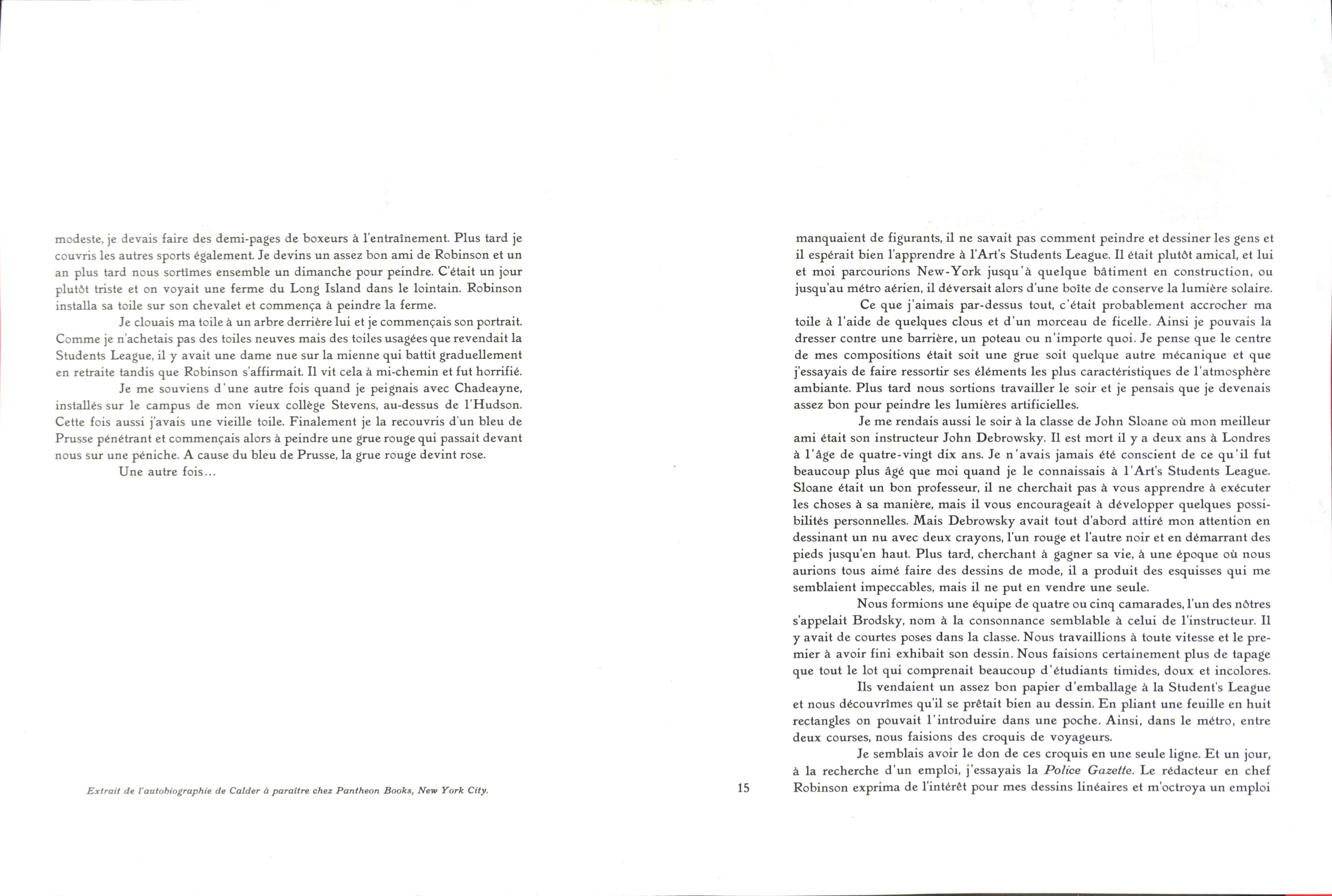 Alexander Calder Mid Century Derrière le Miroir Lithograph For Sale 2