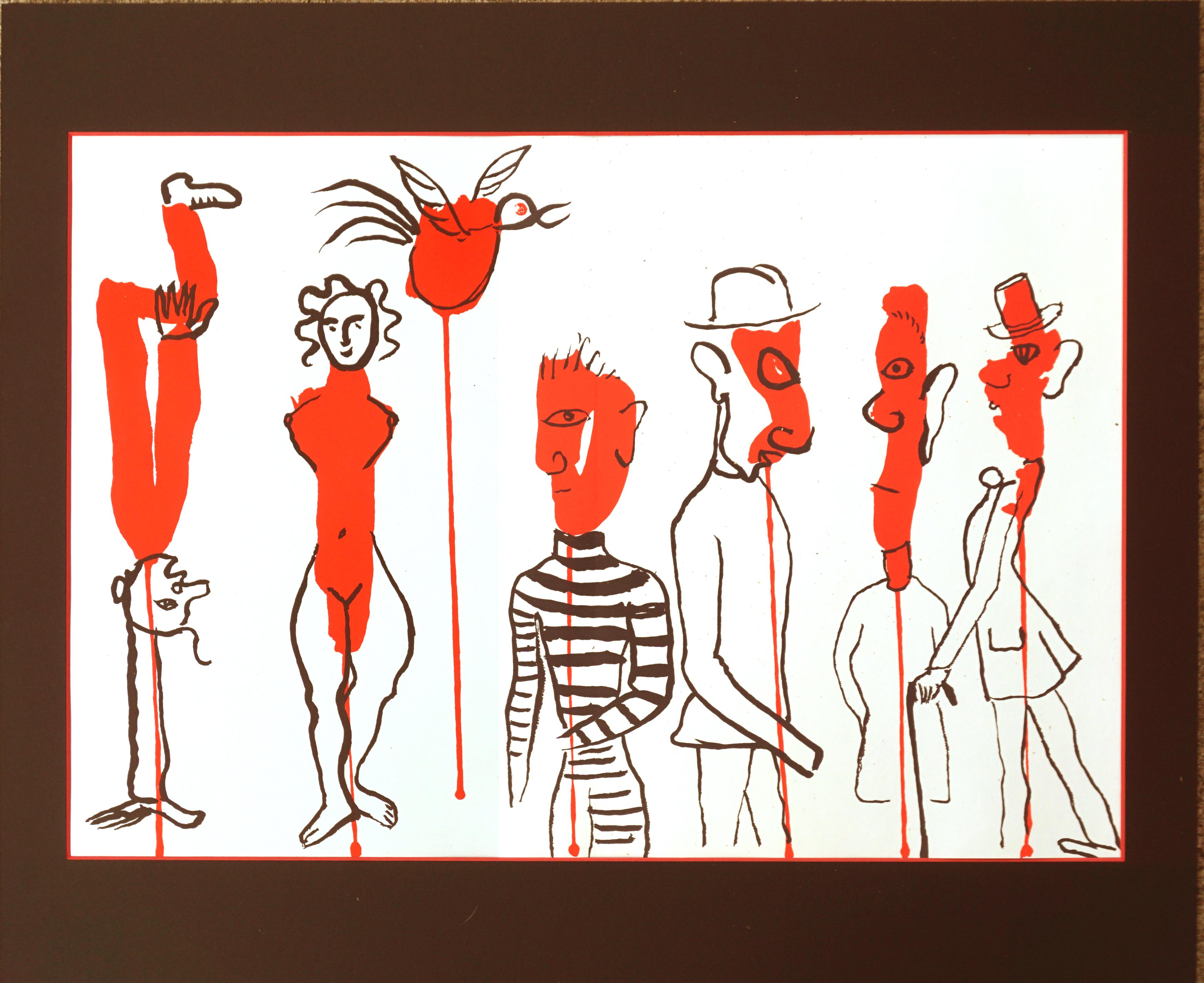 Alexander Calder Mid Century Derrière le Miroir Lithograph