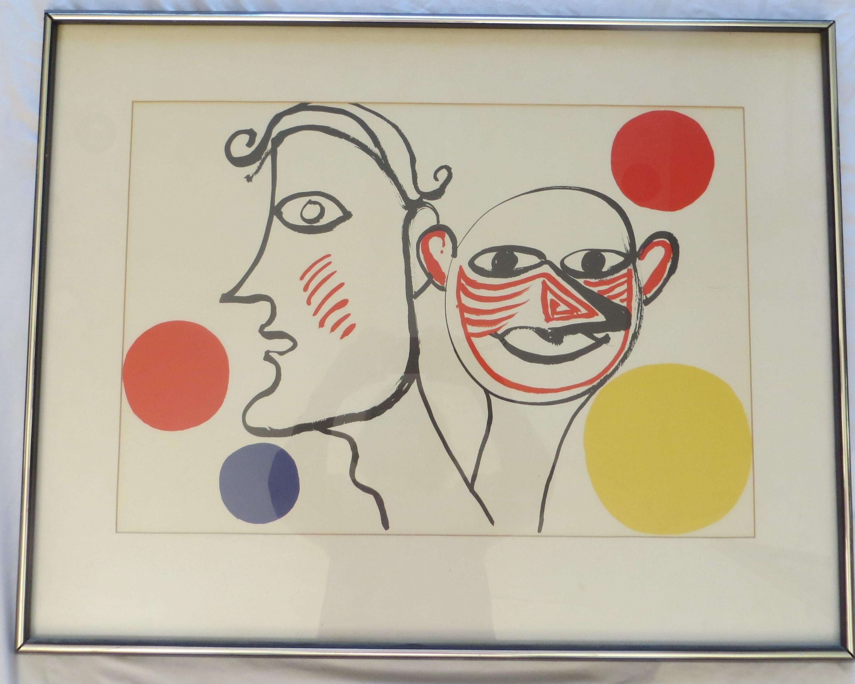 Artist: Alexander Calder
Medium: Lithograph in colors
Title: Derriere le Miroir #221
Portfolio: Derriere le Miroir #221
Year: 1975
Edition: Unnumbered
Image Size: 15" x 22"
Signed: Unsigned
Certificate on the back 