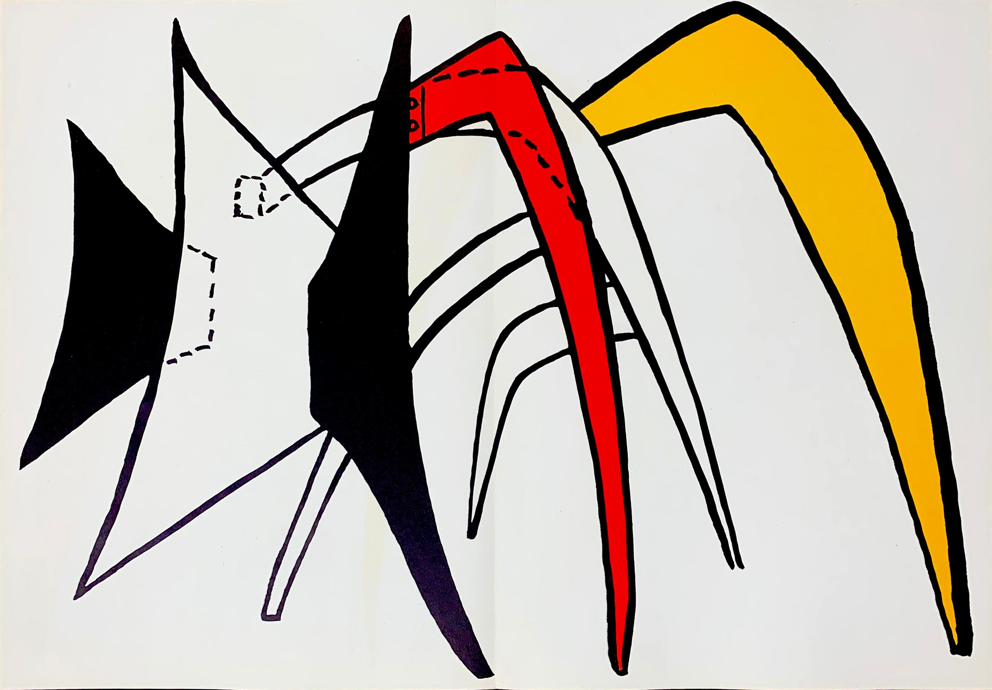 Derriere Le Miroir No. 141 Stabile 1 - Print by Alexander Calder