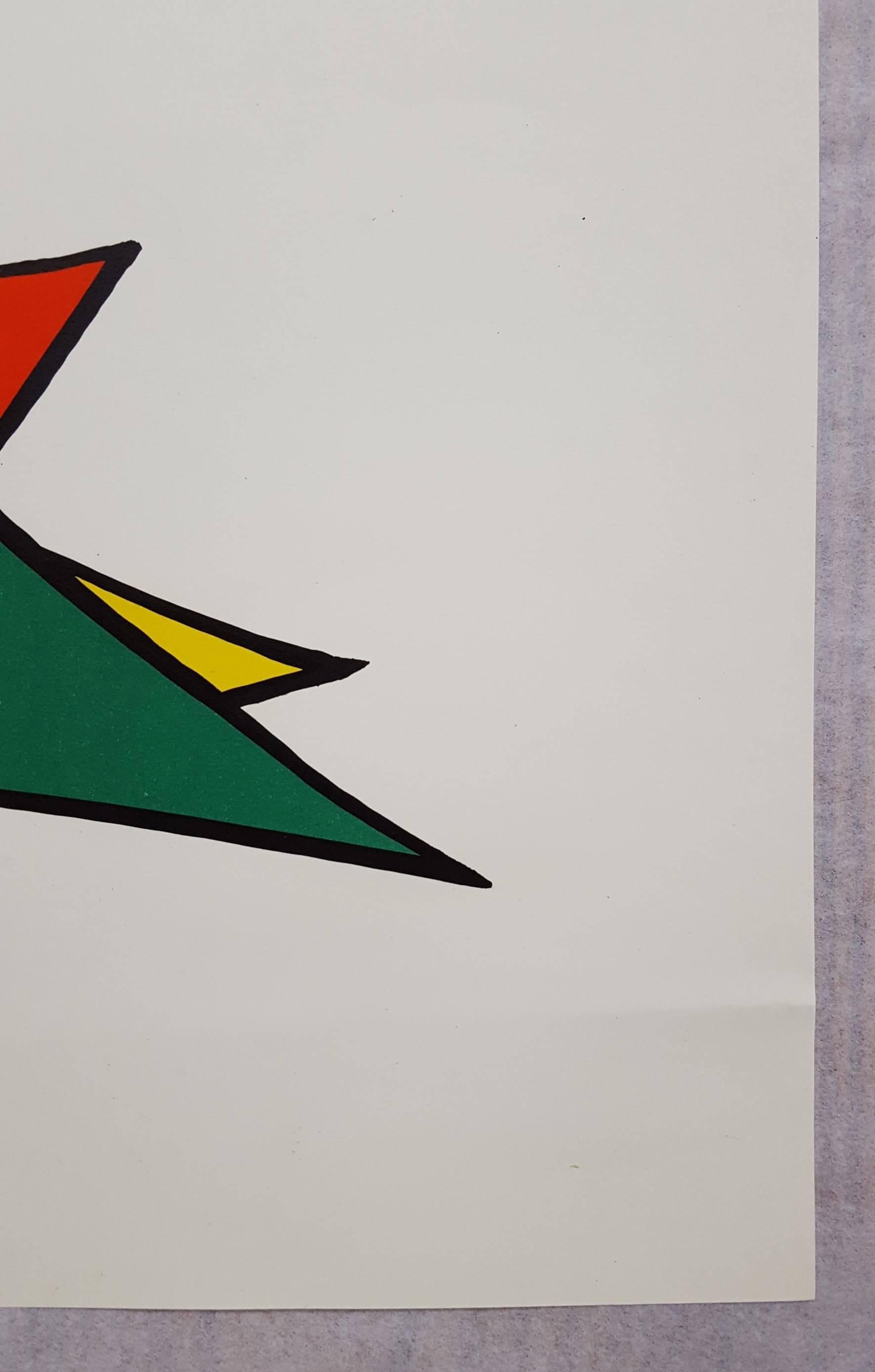 calder derriere le miroir lithograph