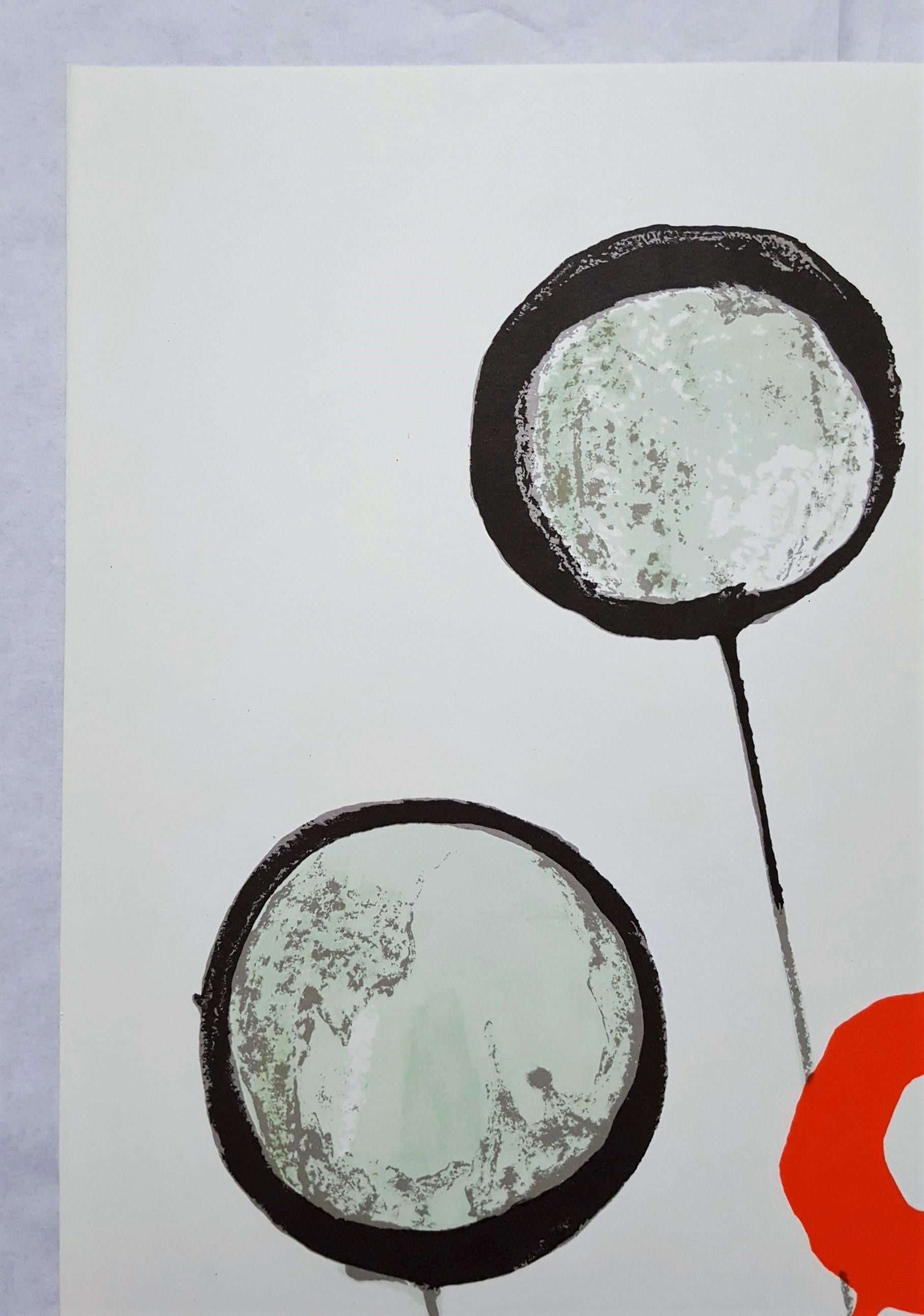 Derrière le Miroir No. 156 (Balloons) - Modern Print by Alexander Calder