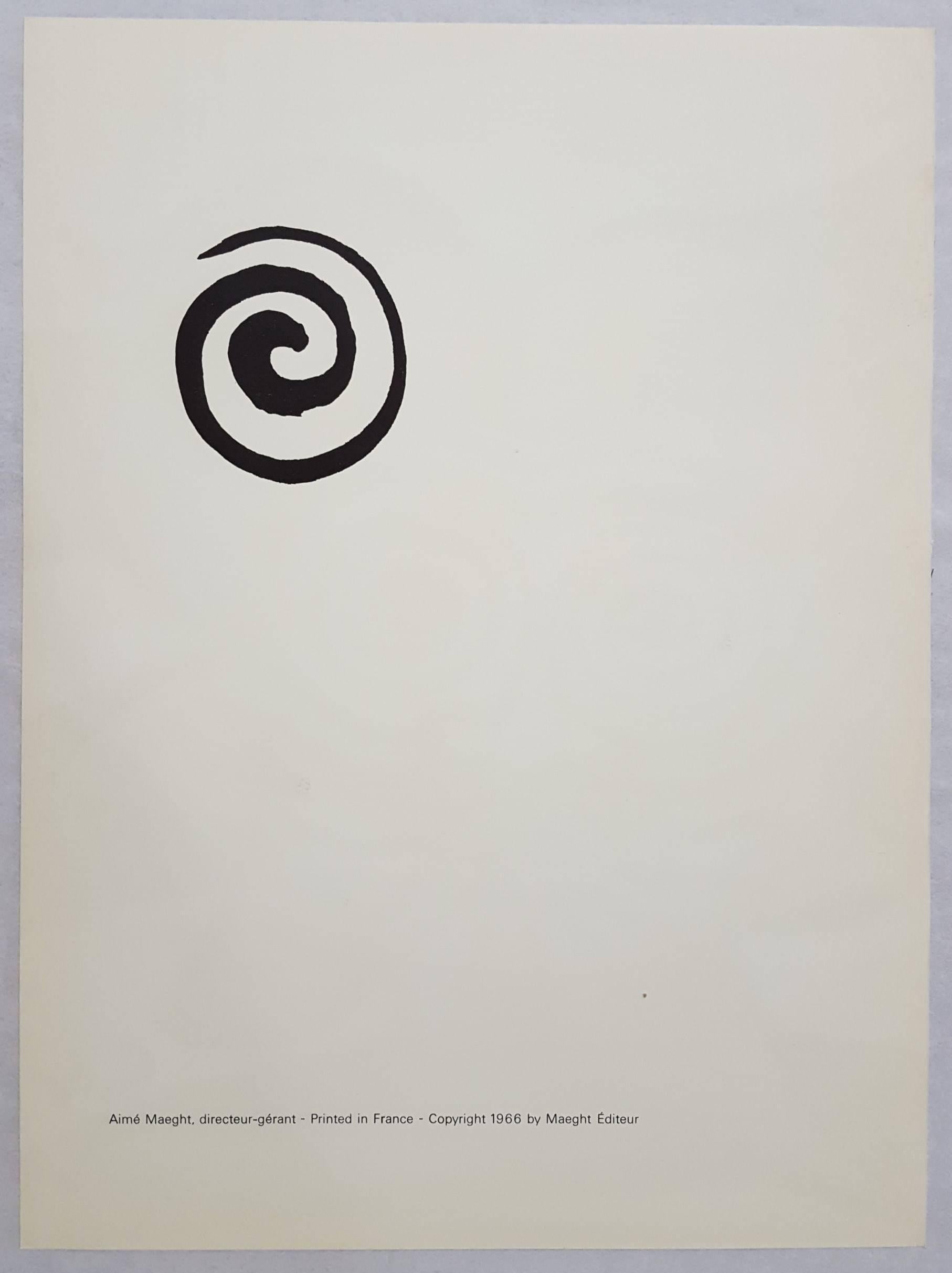 Derrière Le Miroir No. 156 (front cover) /// Modern Abstract Alexander Calder  For Sale 8