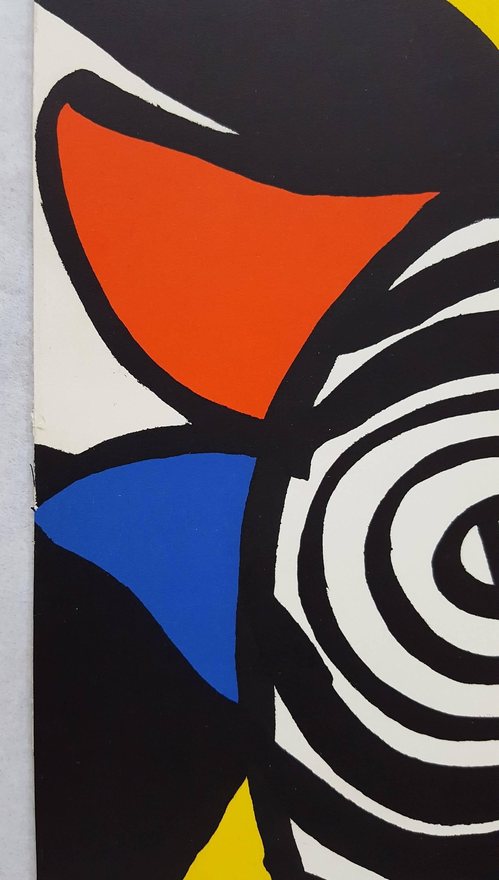 Derrière Le Miroir No. 156 (front cover) /// Modern Abstract Alexander Calder  For Sale 4