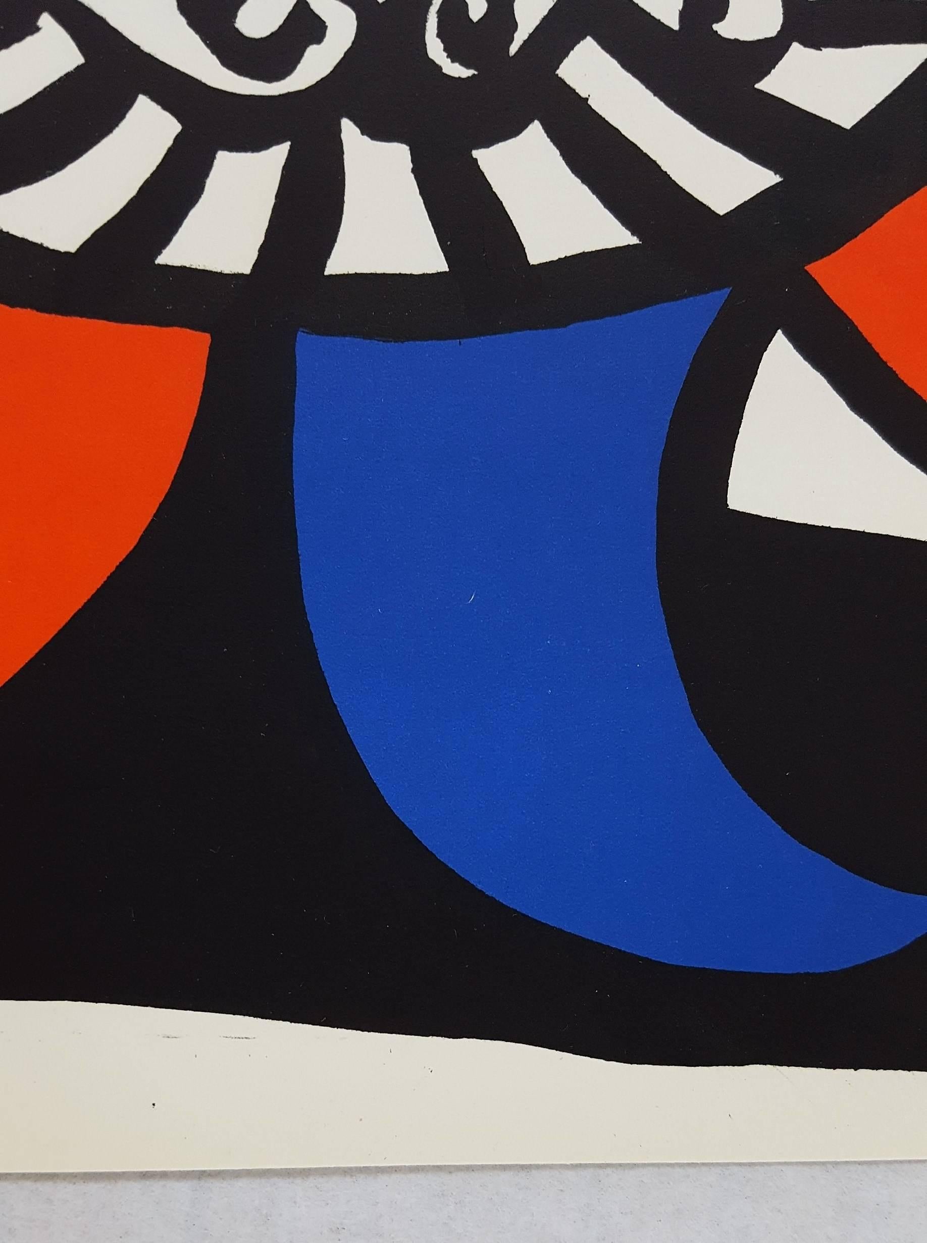 Derrière Le Miroir No. 156 (front cover) /// Modern Abstract Alexander Calder  For Sale 7