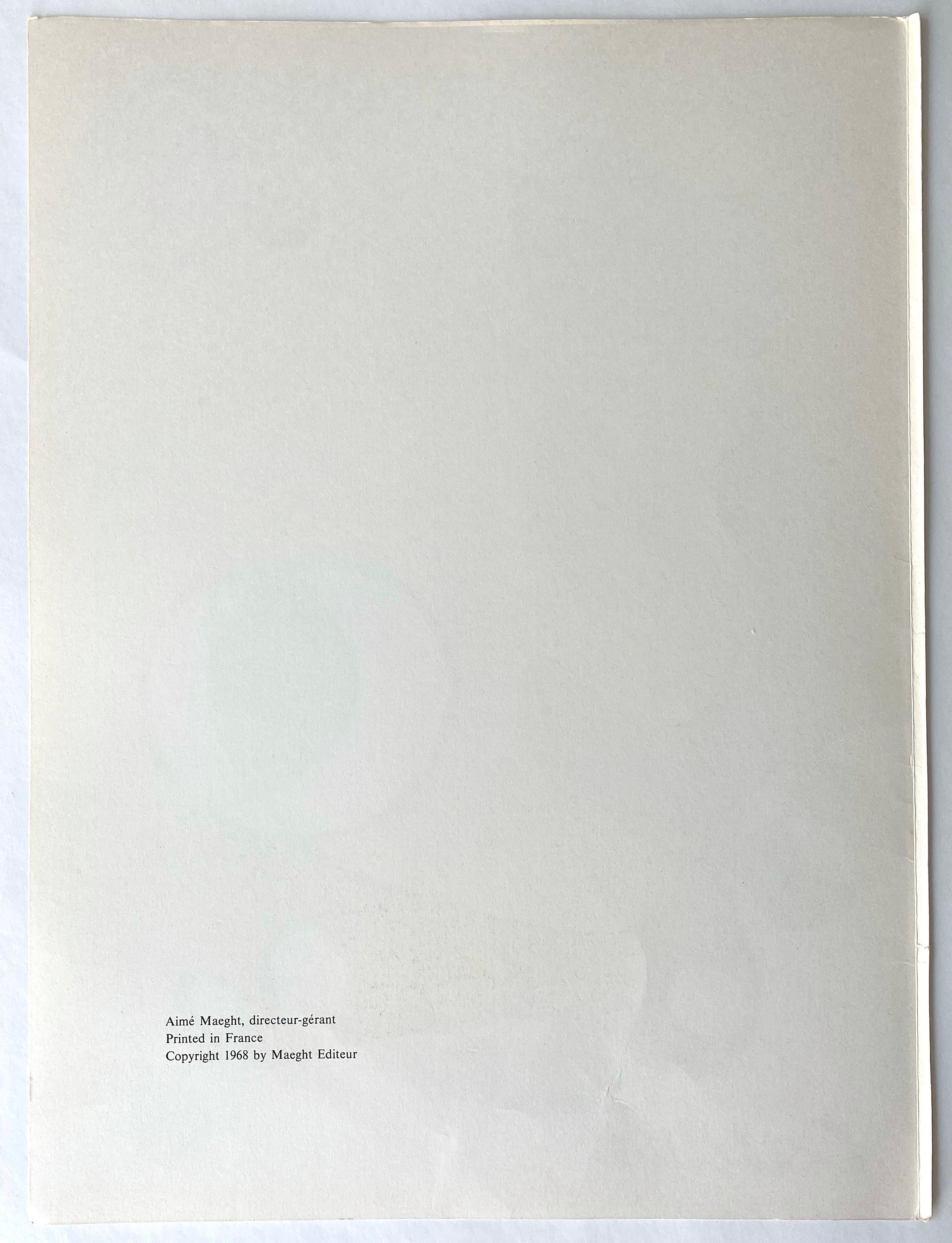 Derriere Le Miroir No. 173, Cover - Abstract Print by Alexander Calder