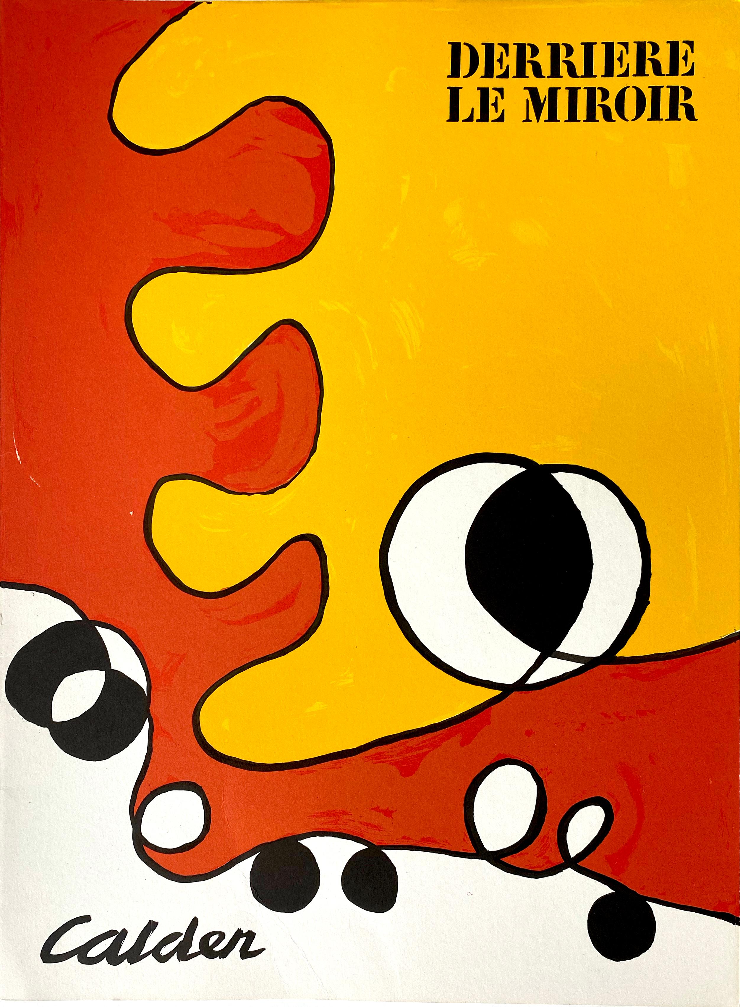 Alexander Calder Abstract Print - Derriere Le Miroir No. 173, Cover