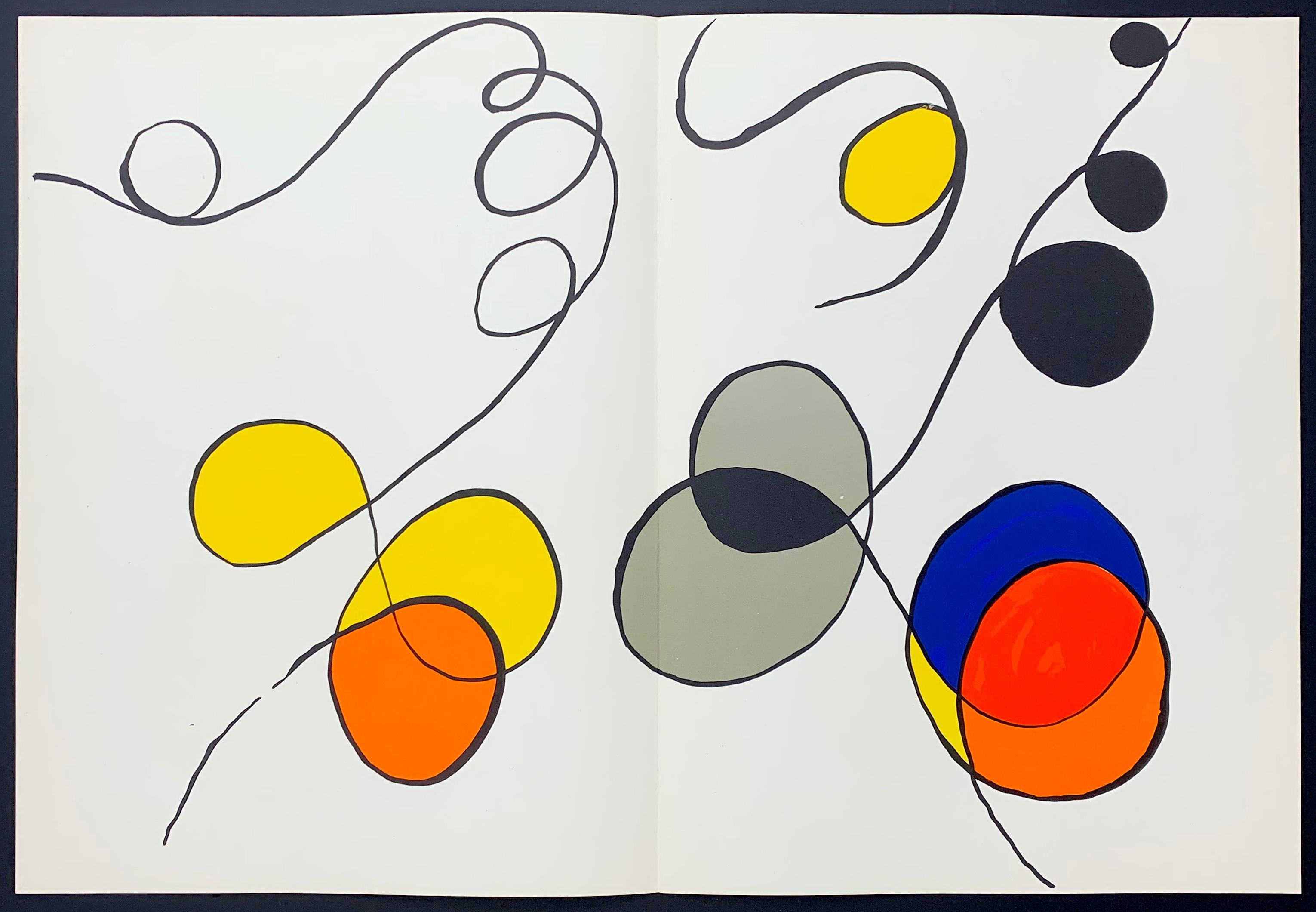 Alexander Calder Abstract Print - Derriere Le Miroir No. 173 Lithograph