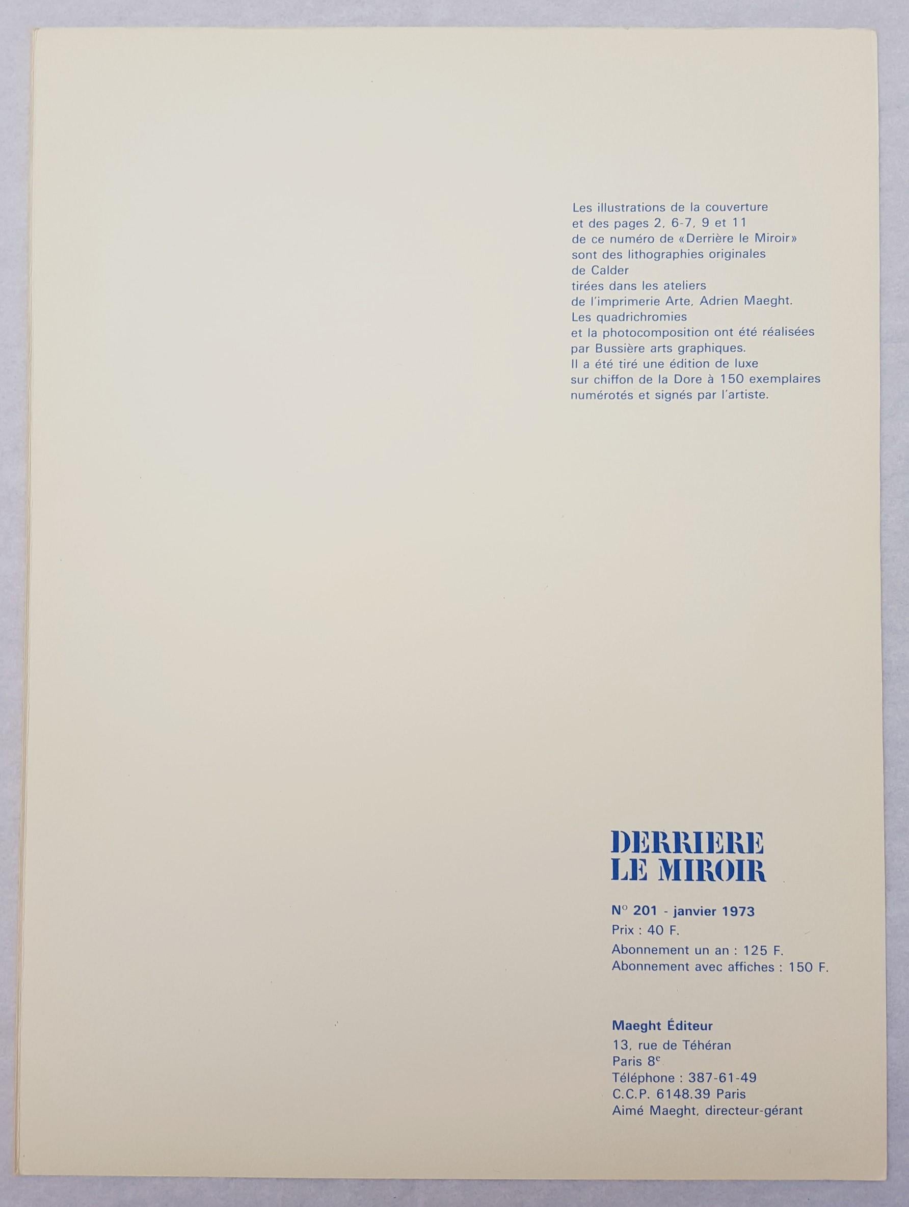 Derriere Le Miroir No. 201 (back cover) 7