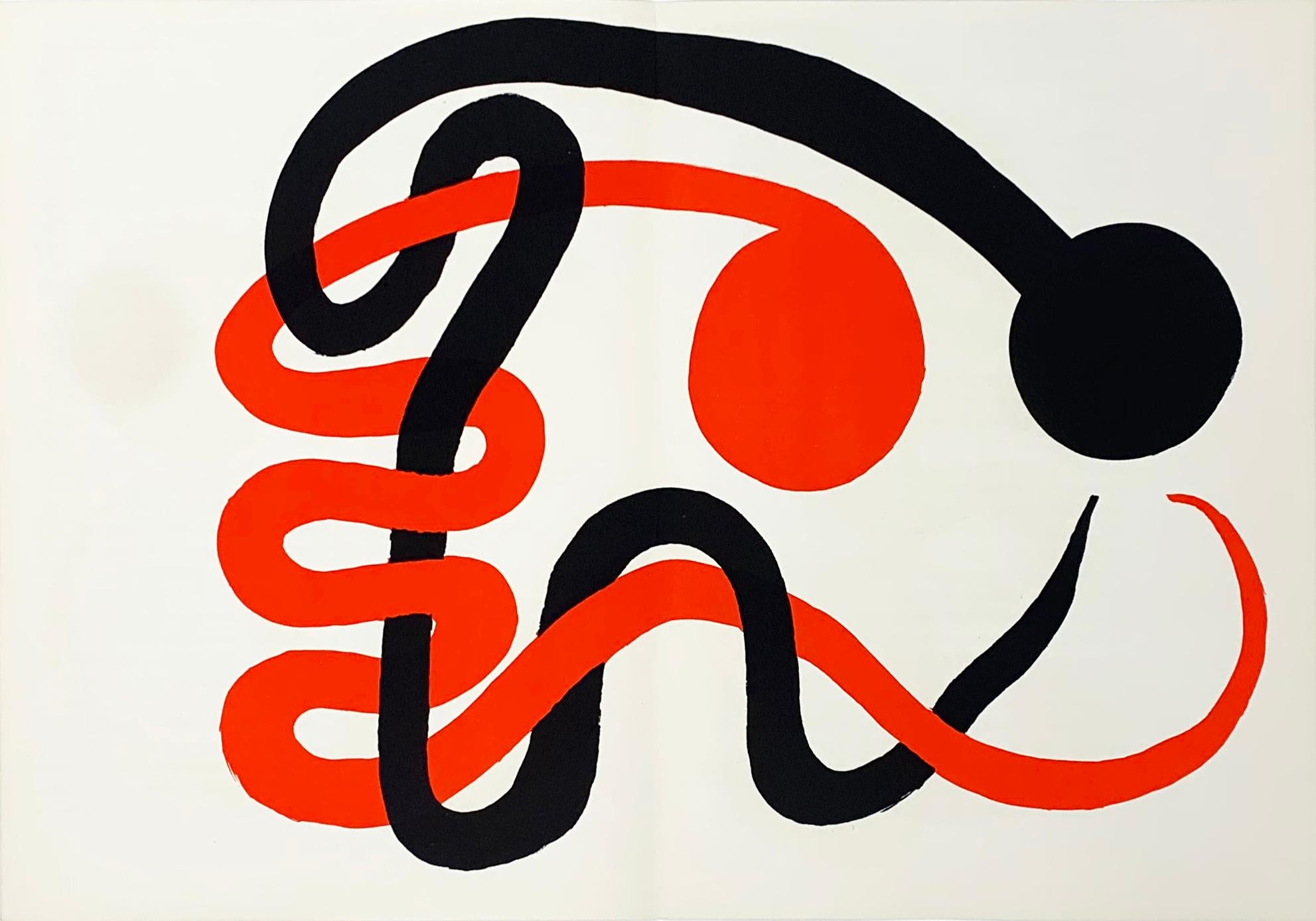 Derriere Le Miroir No. 201 - Print by Alexander Calder