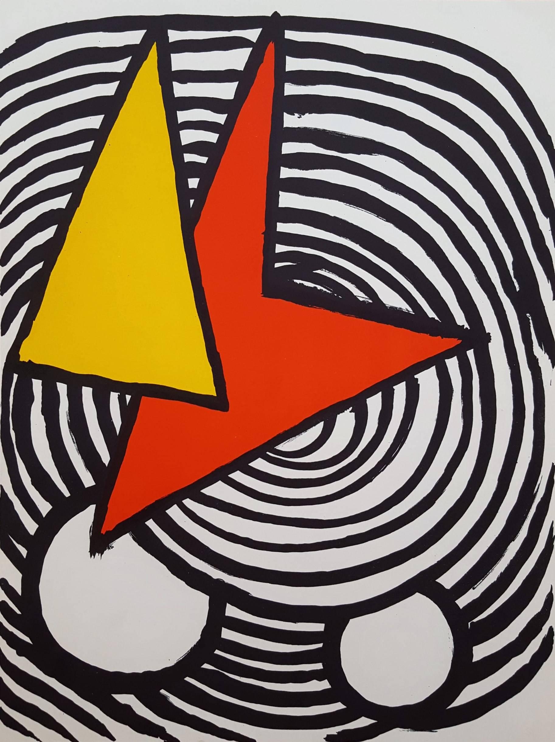 Alexander Calder Abstract Print - Derriere Le Miroir No. 201 (page 11)