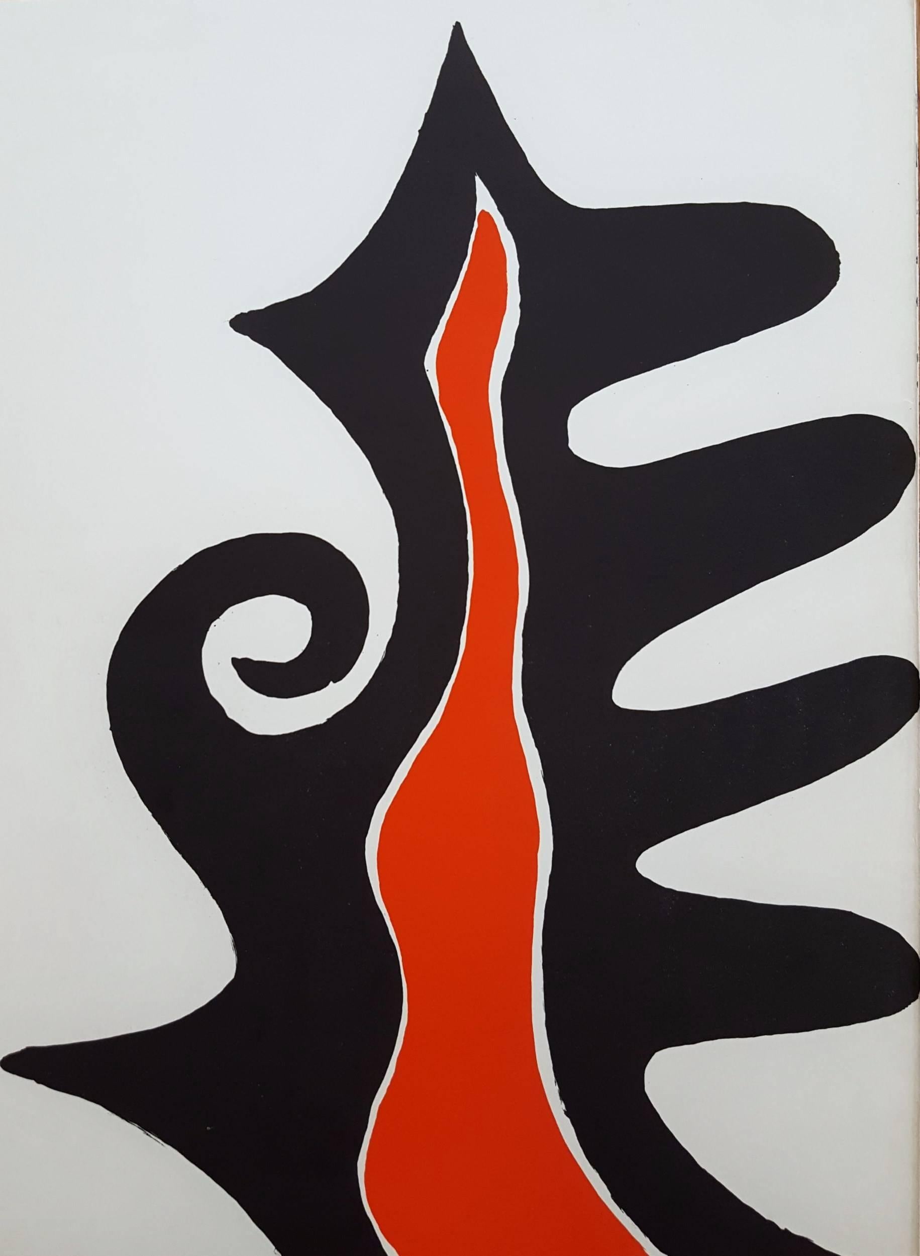 Alexander Calder Abstract Print - Derriere Le Miroir No. 201 (The Tree)