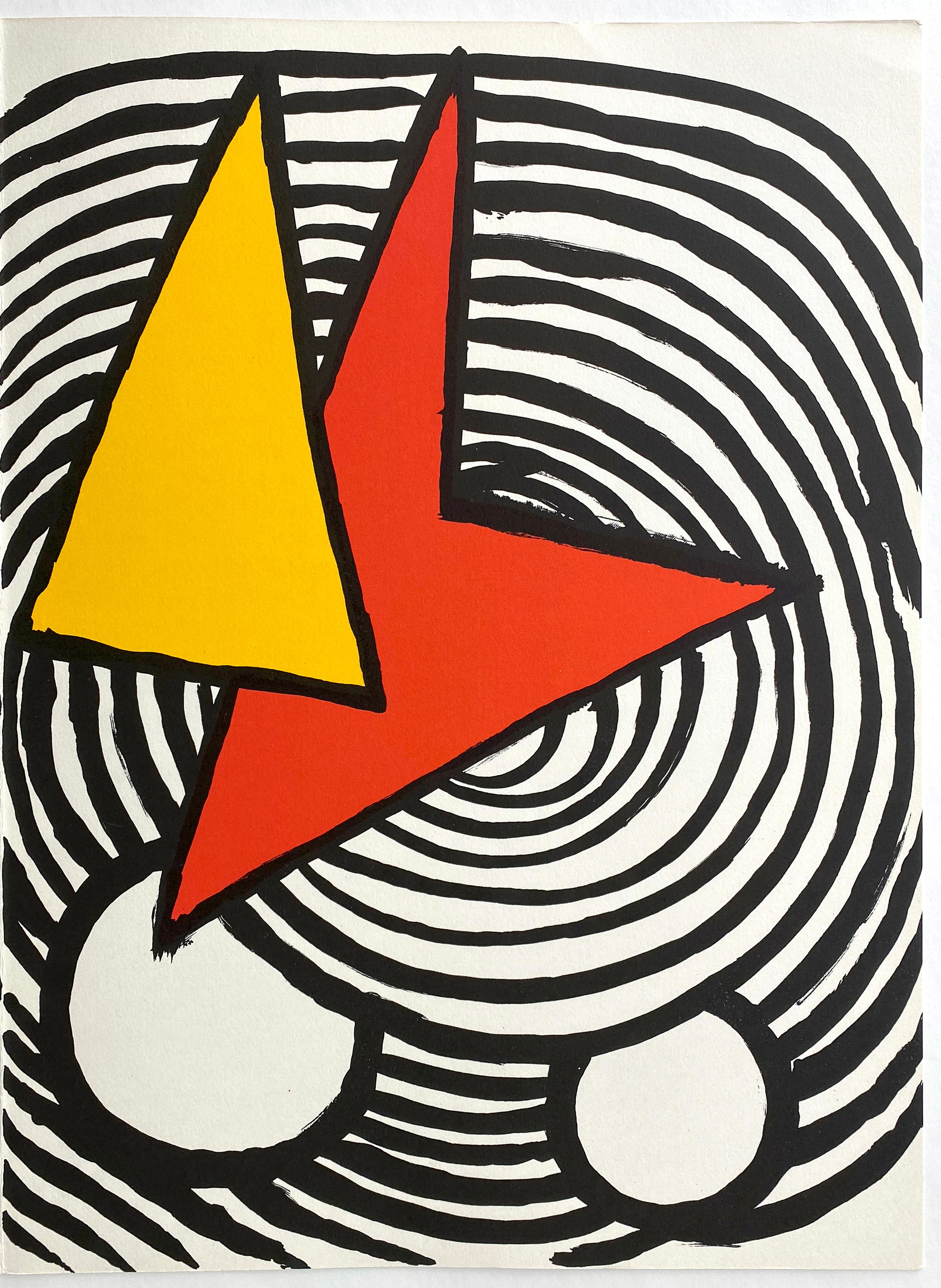 Derriere Le Miroir No. 201, Untitled - Print by Alexander Calder