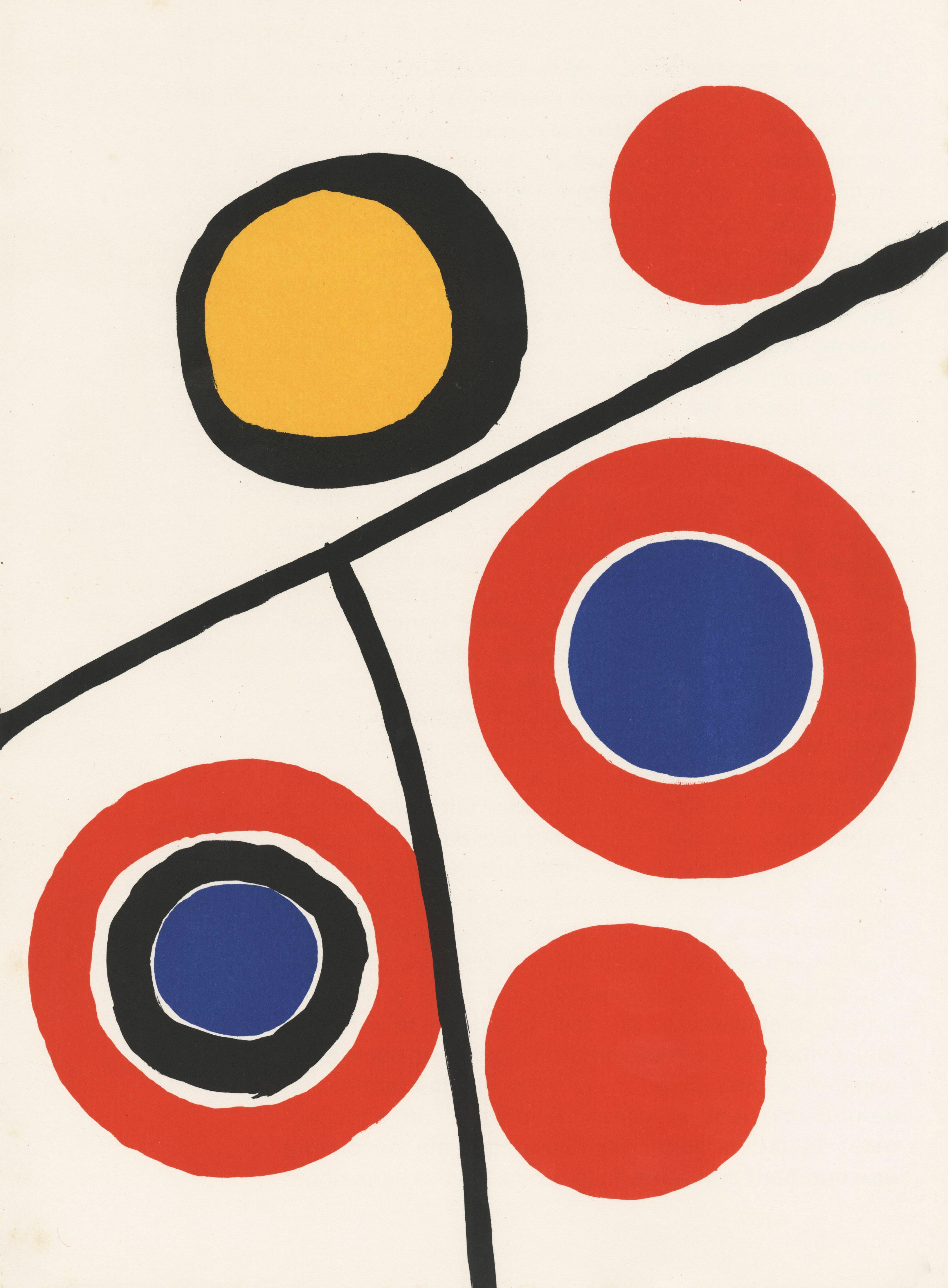 Derriere Le Miroir - Seite 11 – Print von Alexander Calder