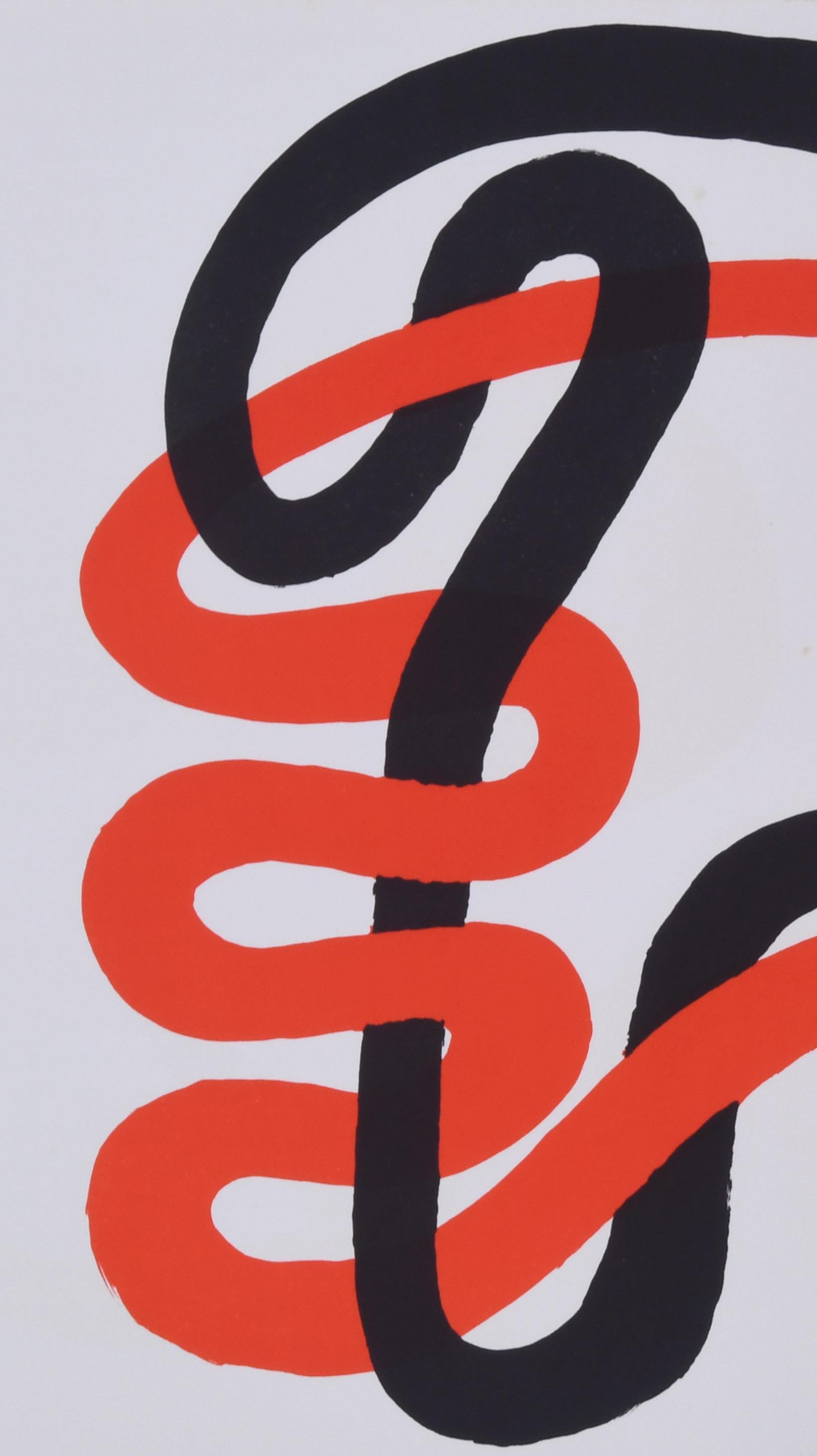 Derriere Le Miroir-Page 6-7 - Print by Alexander Calder