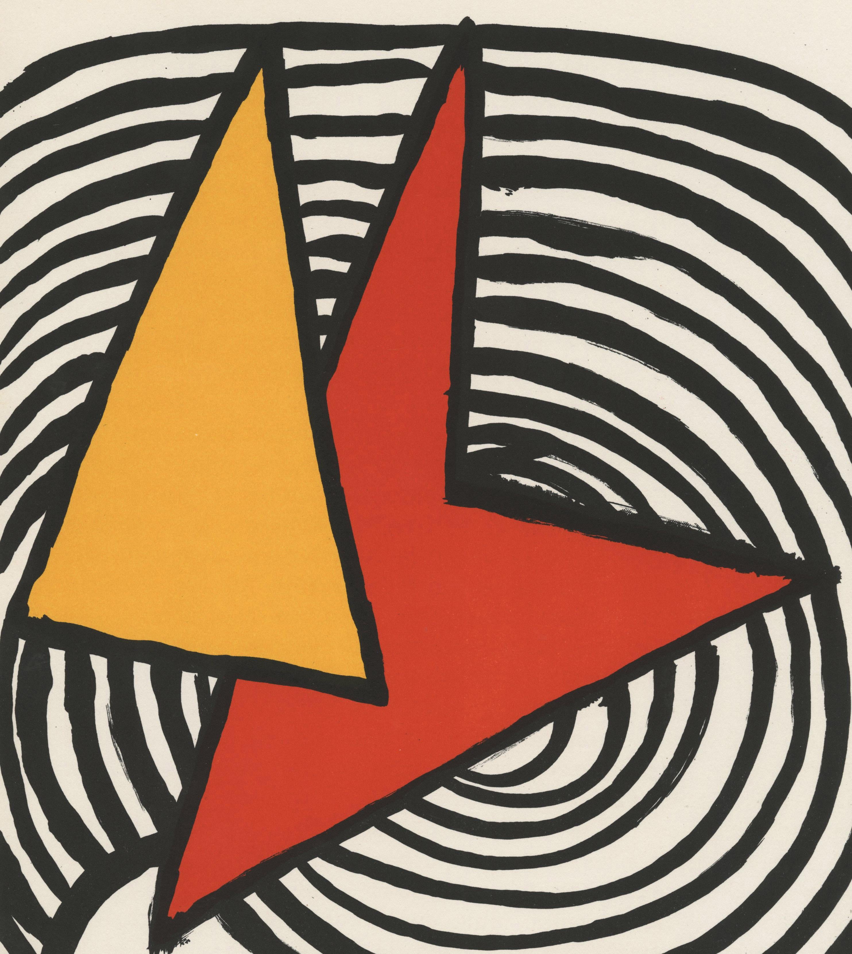 Derriere Le Miroir-Page 9 - Print by Alexander Calder