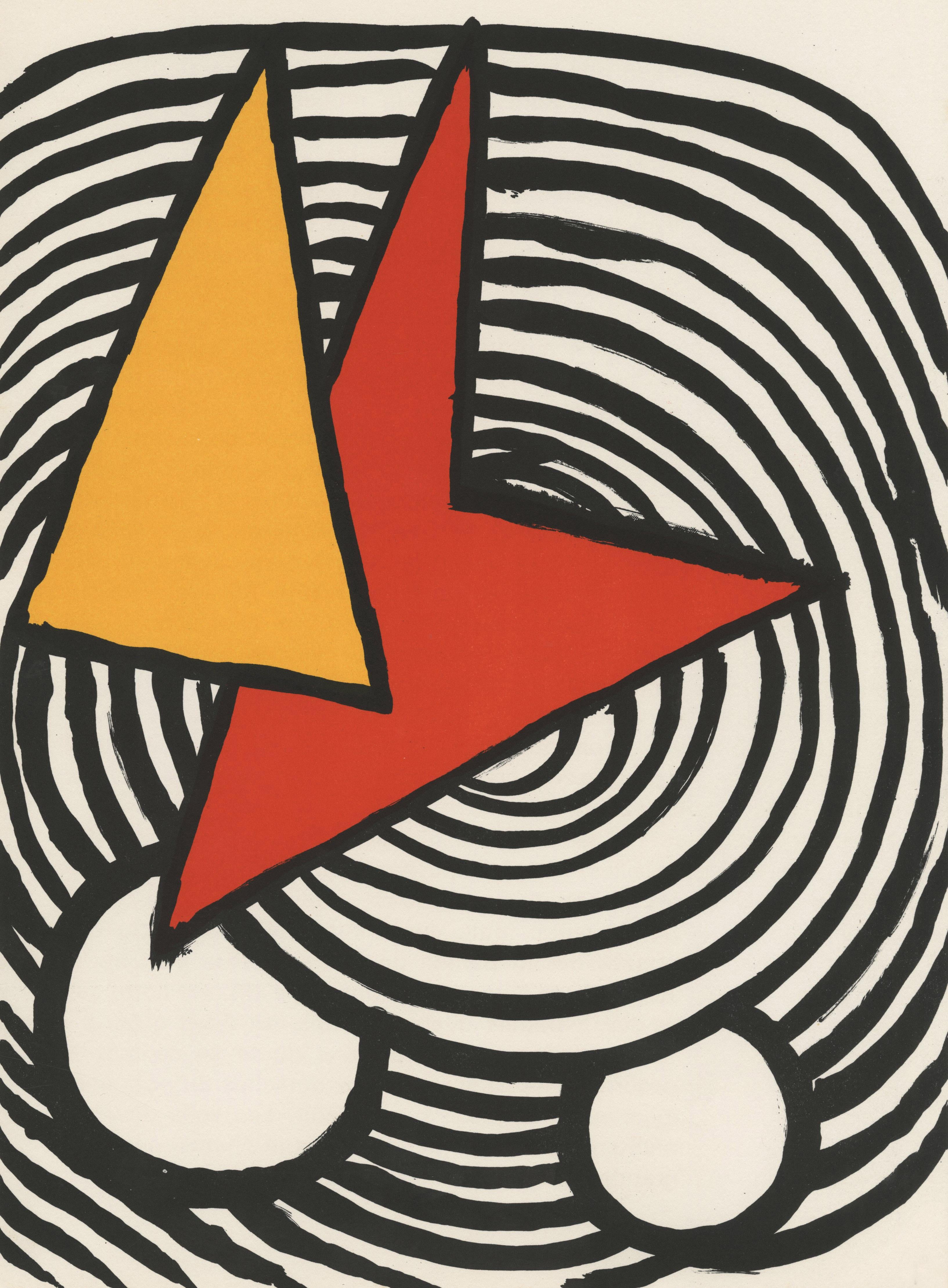 Alexander Calder Abstract Print - Derriere Le Miroir-Page 9