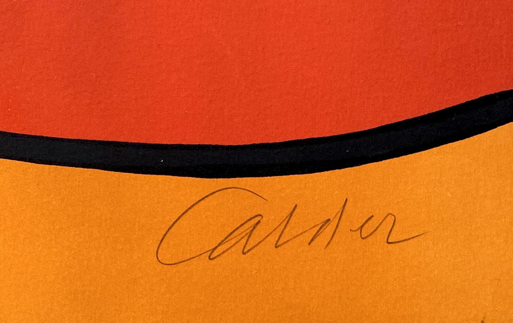 Egypt, Multicolored Pyramids - Original Lithograph Hand Signed 1