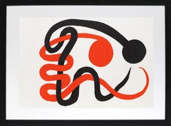 Entwined Serpents, Lithograph by Alexander Calder 