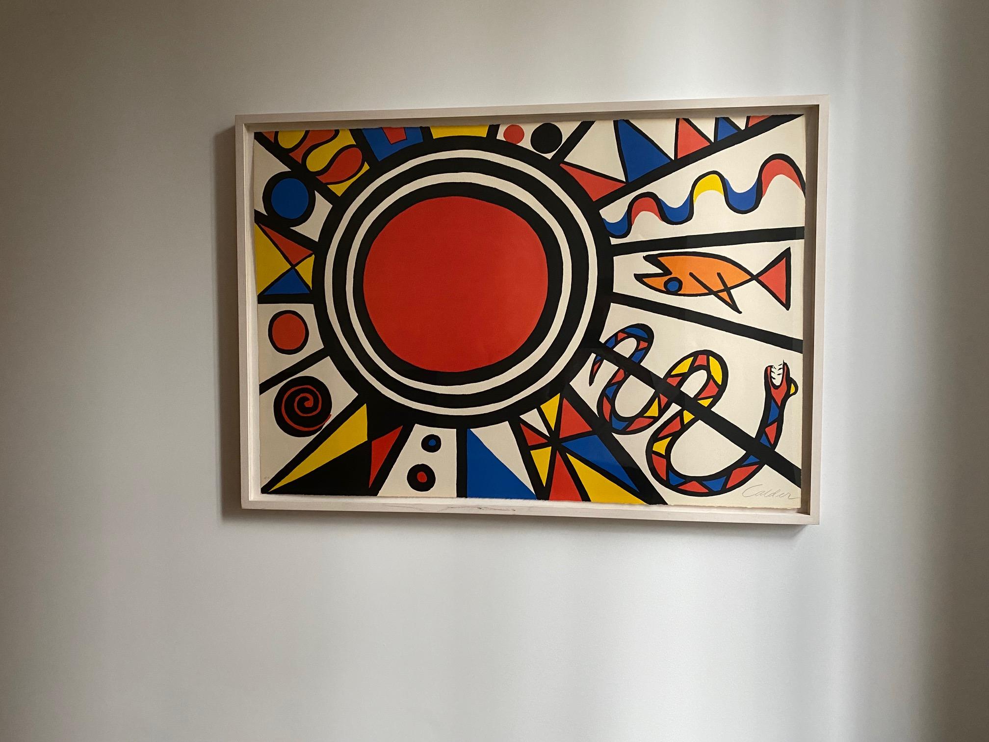 Alexander Calder Abstract Print - Environment and Evolution