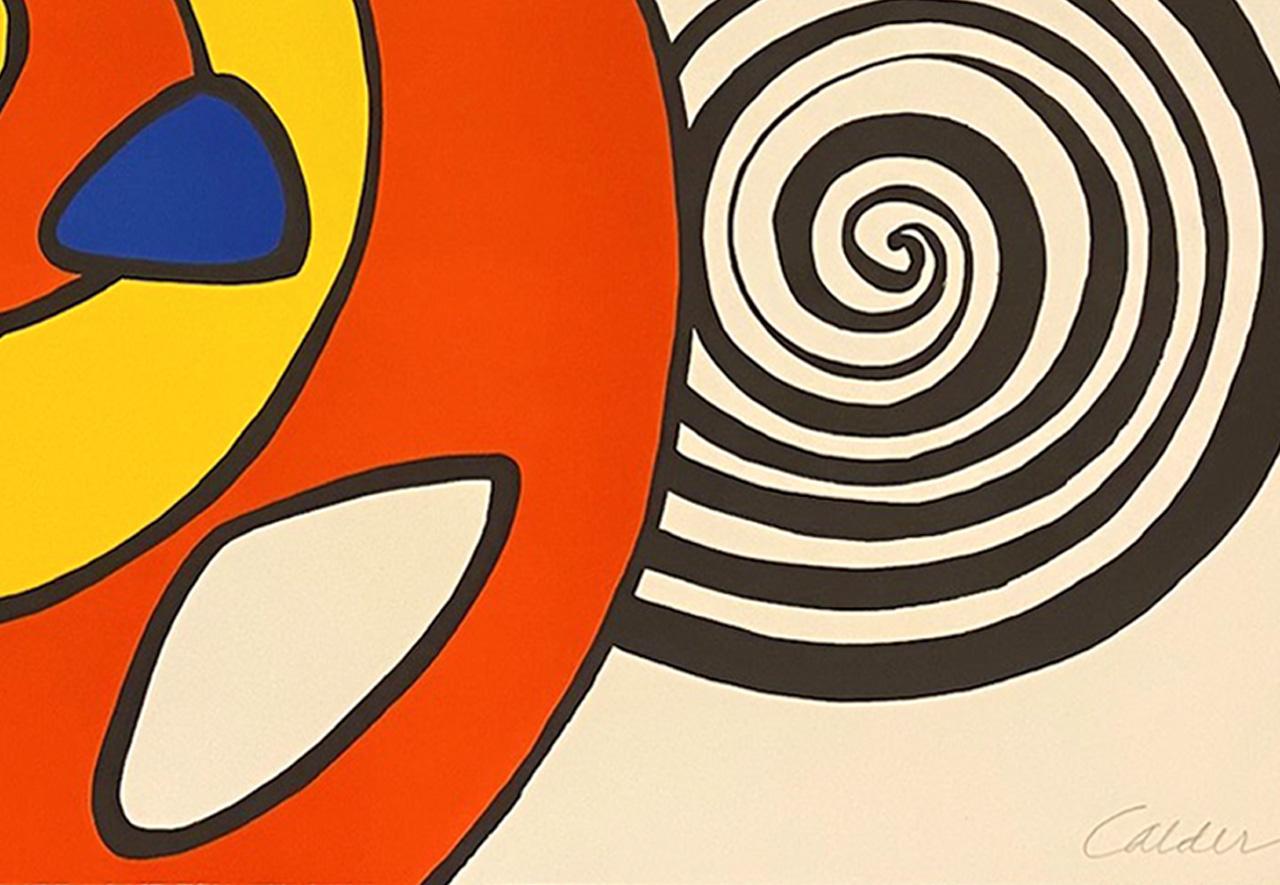 'Escargot' - Abstract Expressionist Print by Alexander Calder