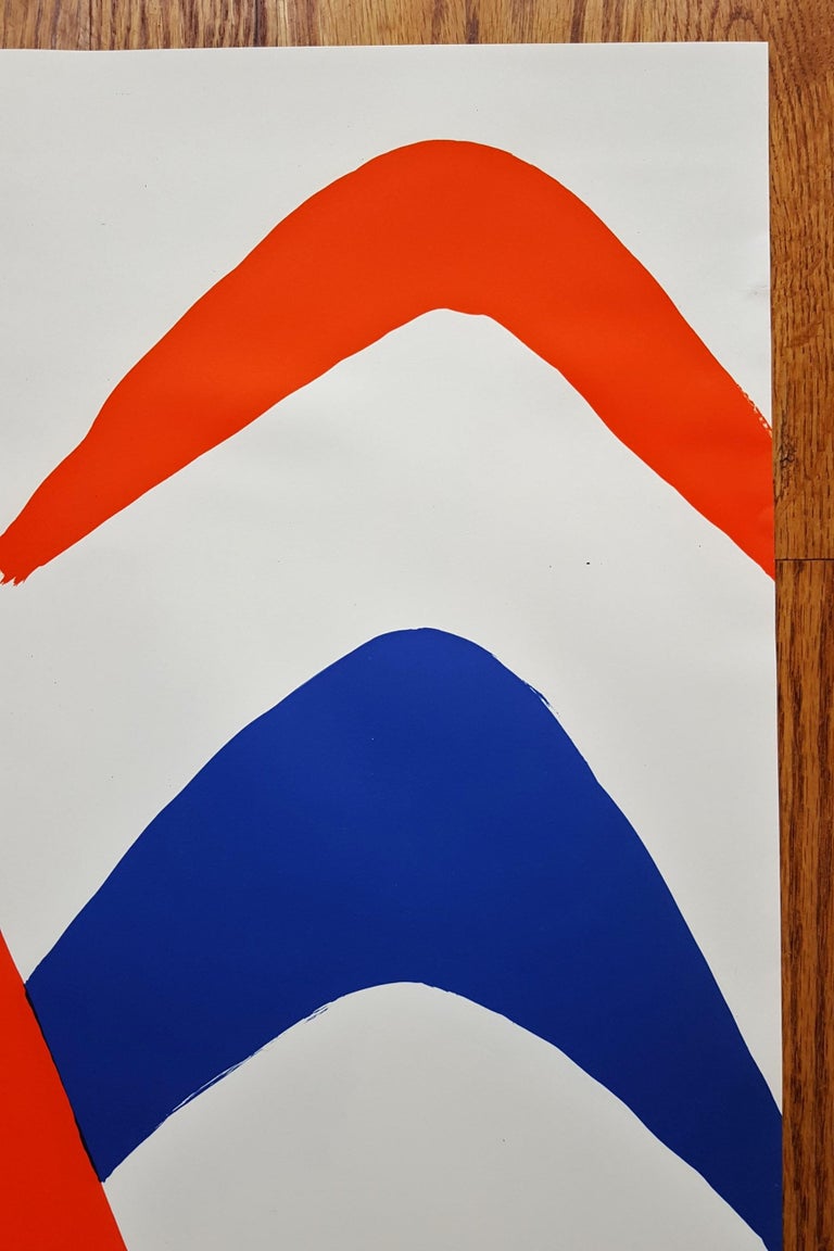 Expo Stabiles - Beige Abstract Print by Alexander Calder