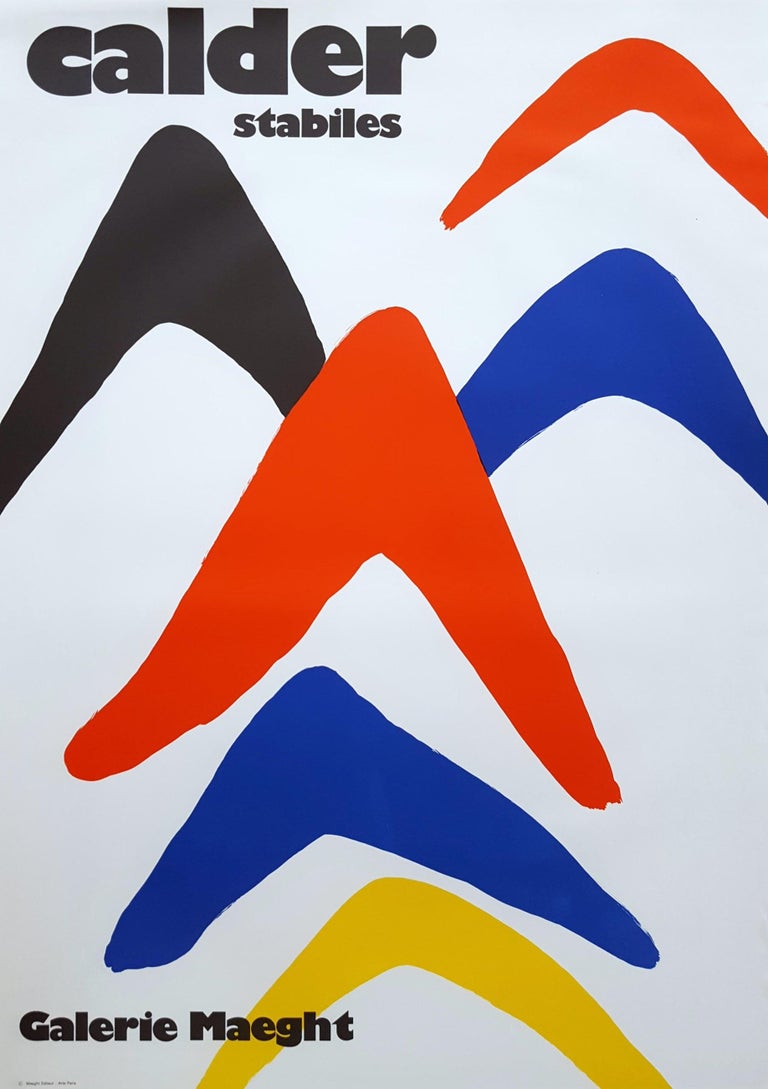 Alexander Calder Abstract Print - Expo Stabiles