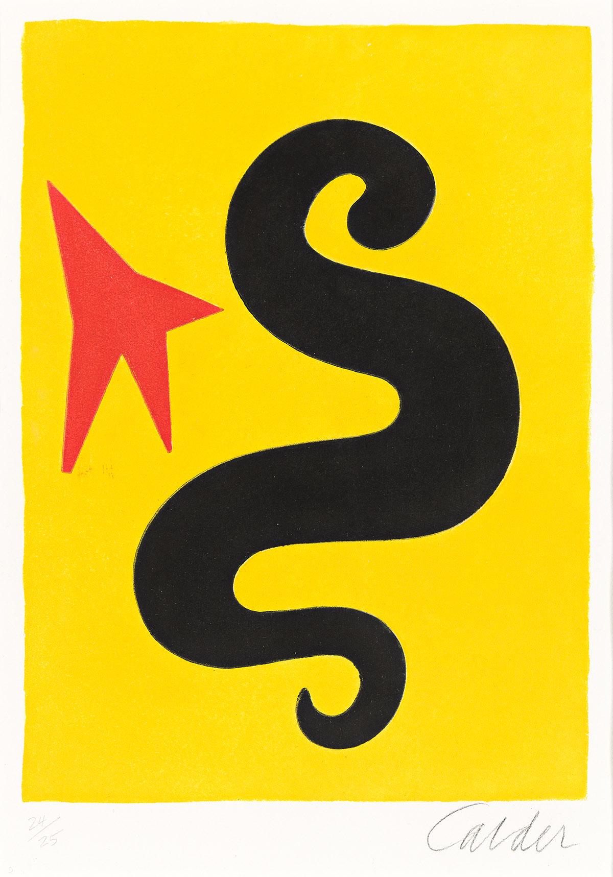 Fêtes - Print by Alexander Calder