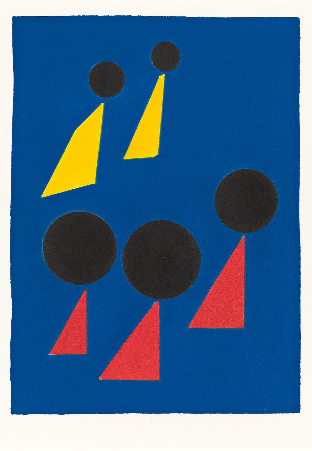 Fêtes - Modern Print by Alexander Calder