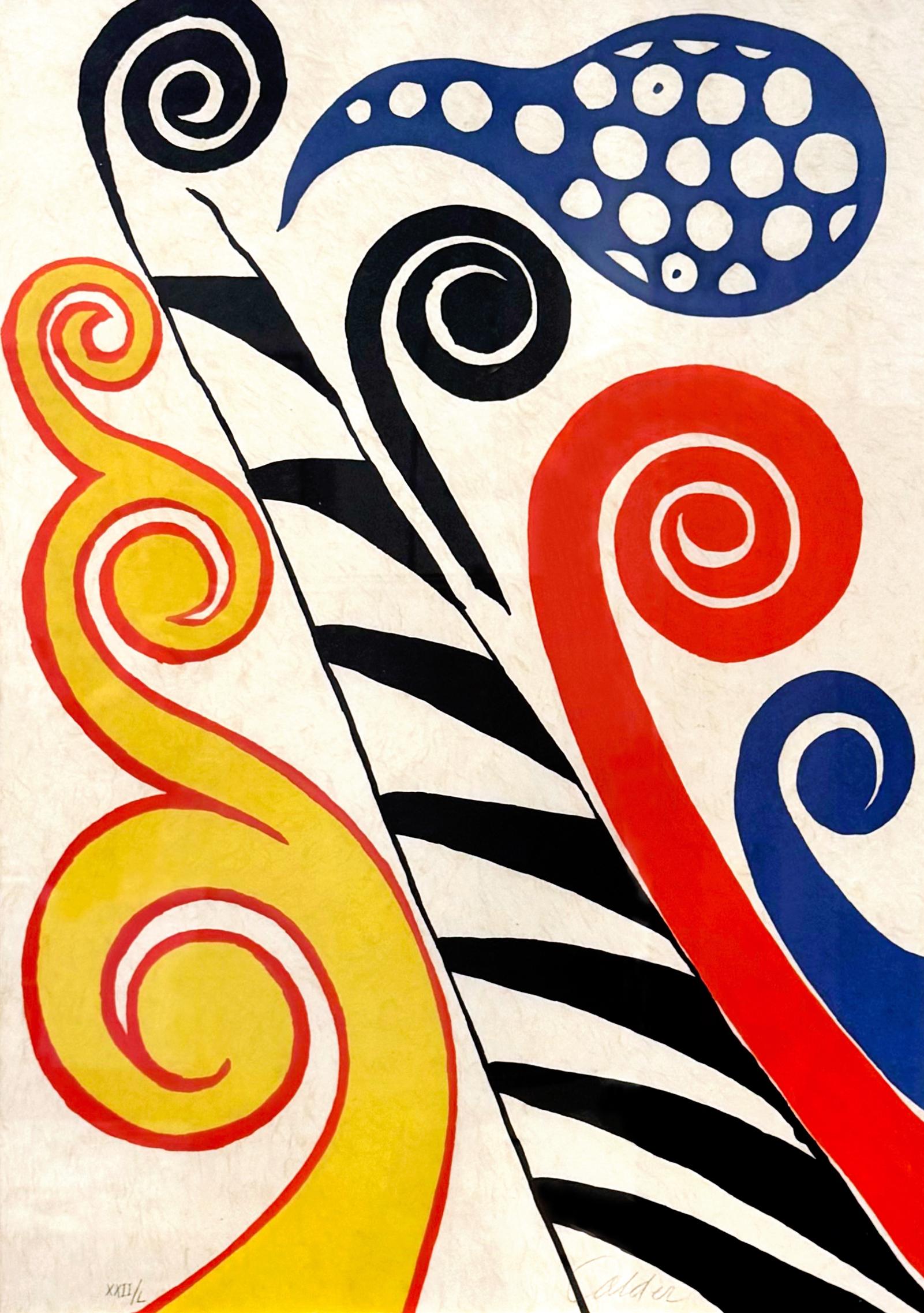 Alexander Calder Abstract Print - Fiesta